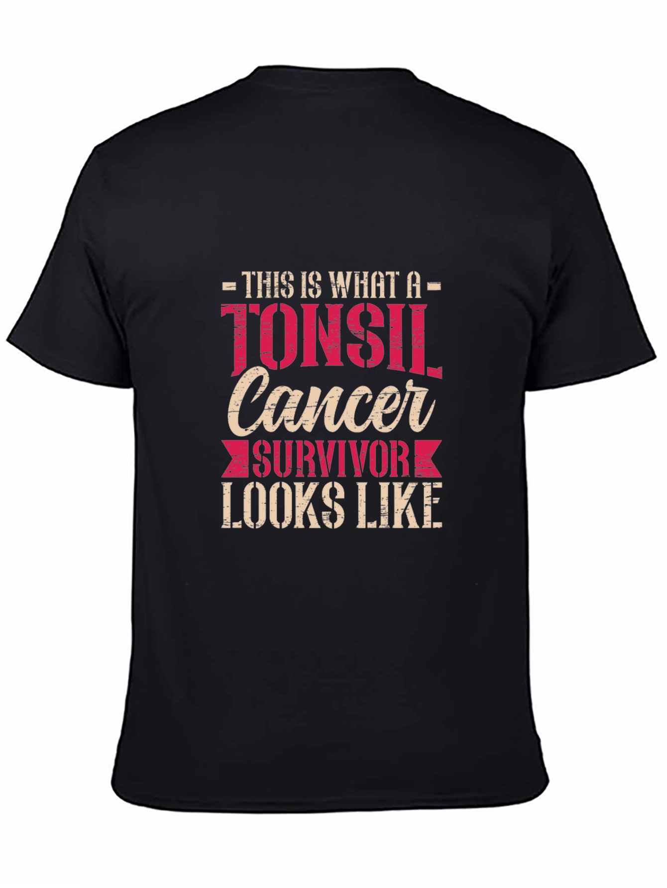 Tonsil Cancer Survivor Graphic T-Shirt