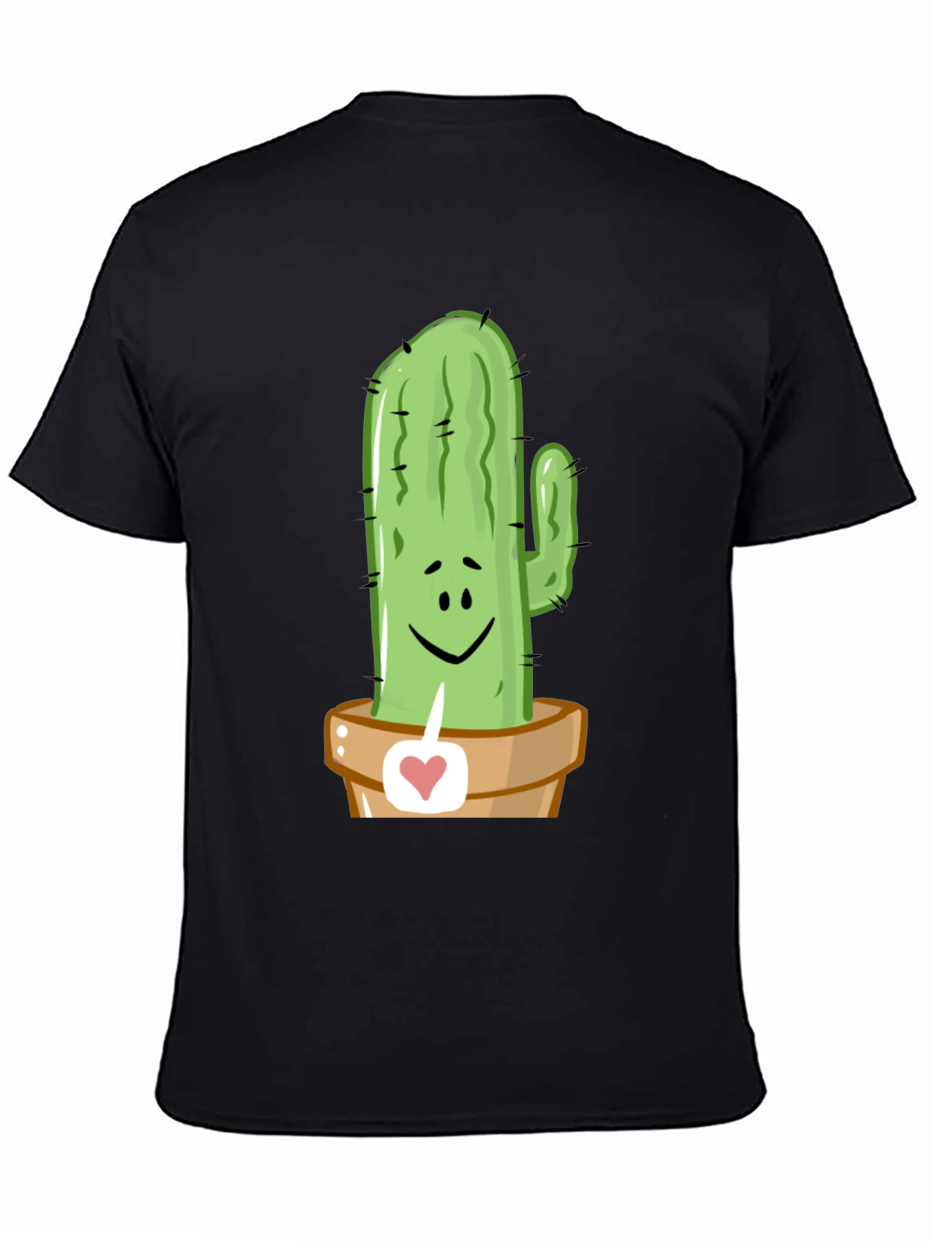 Cactus Love Graphic Tee - Unique Potted Plant Design