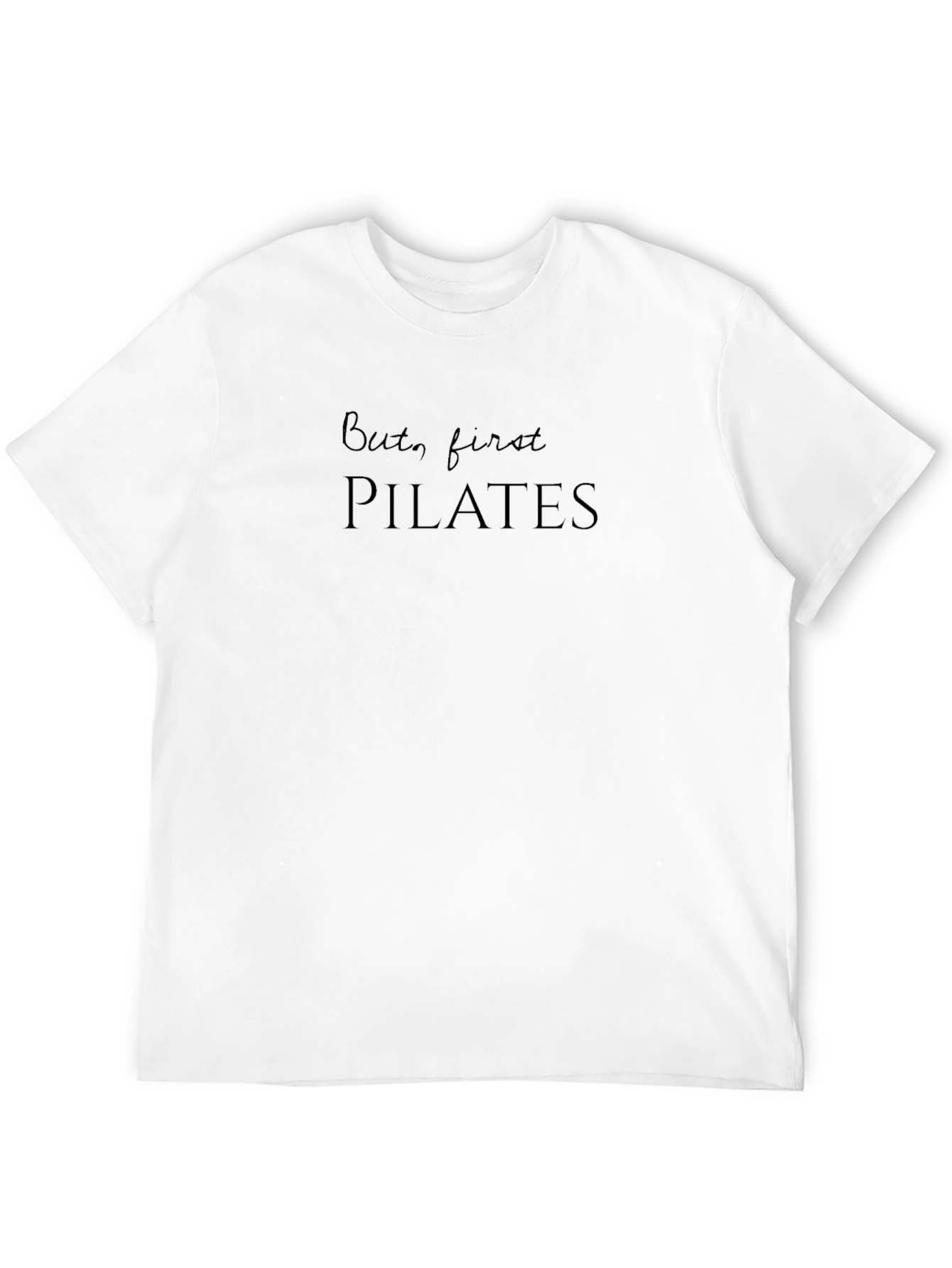 But first PILATES Black Graphic Tee