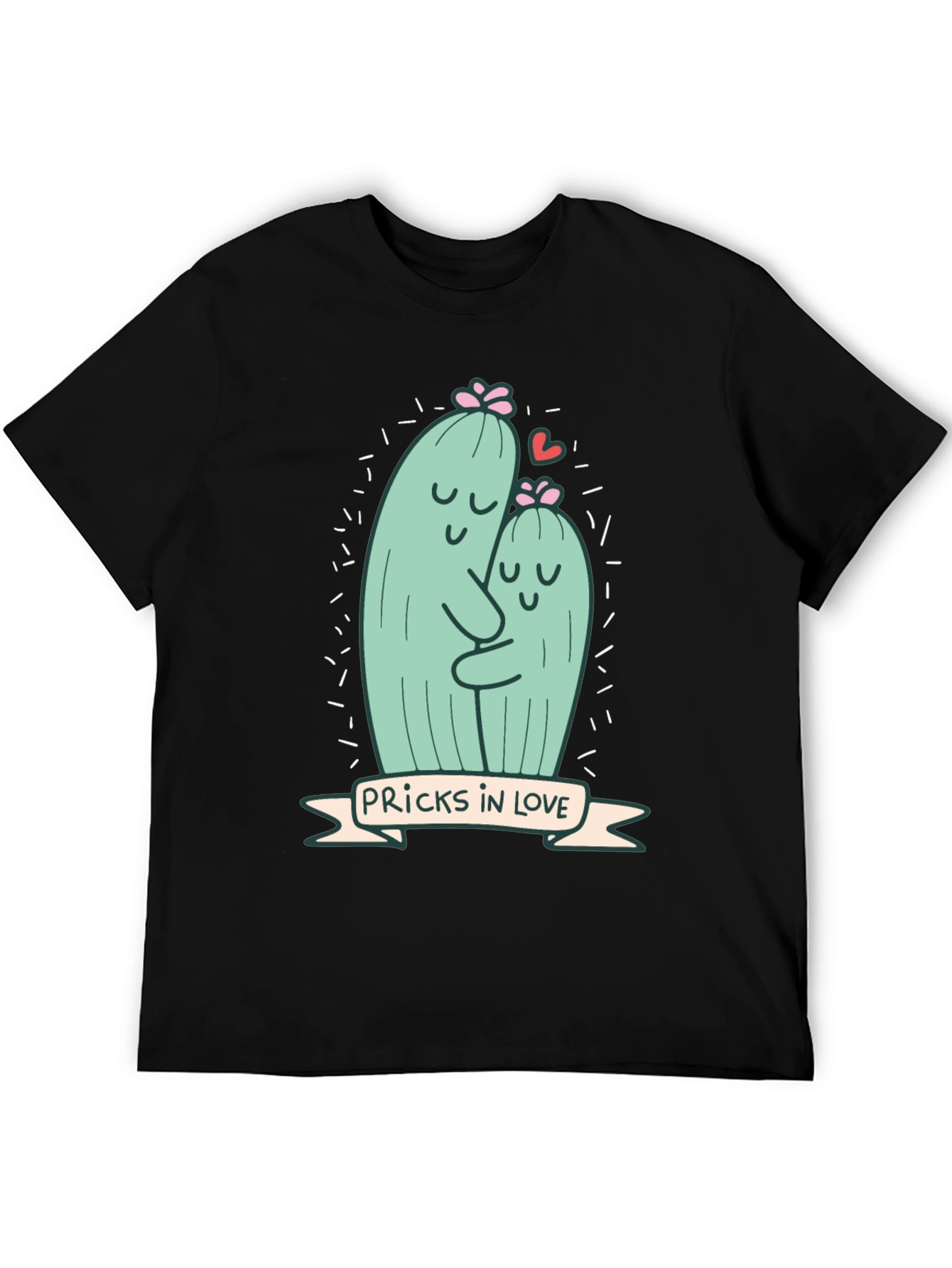 Pricks in Love Graphic Tee - Soft Cotton