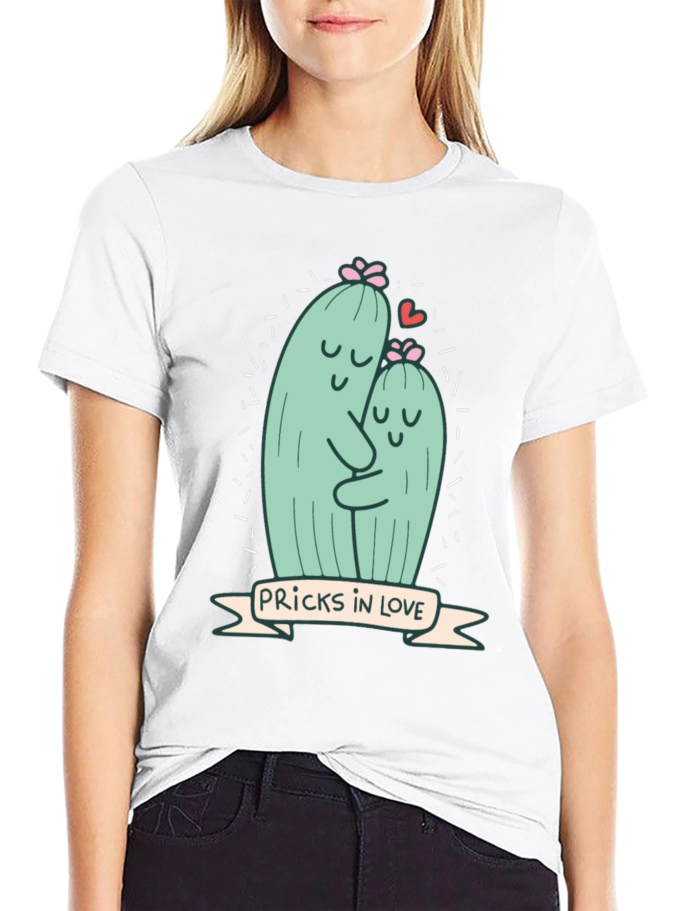 Pricks in Love Graphic Tee - Soft Cotton