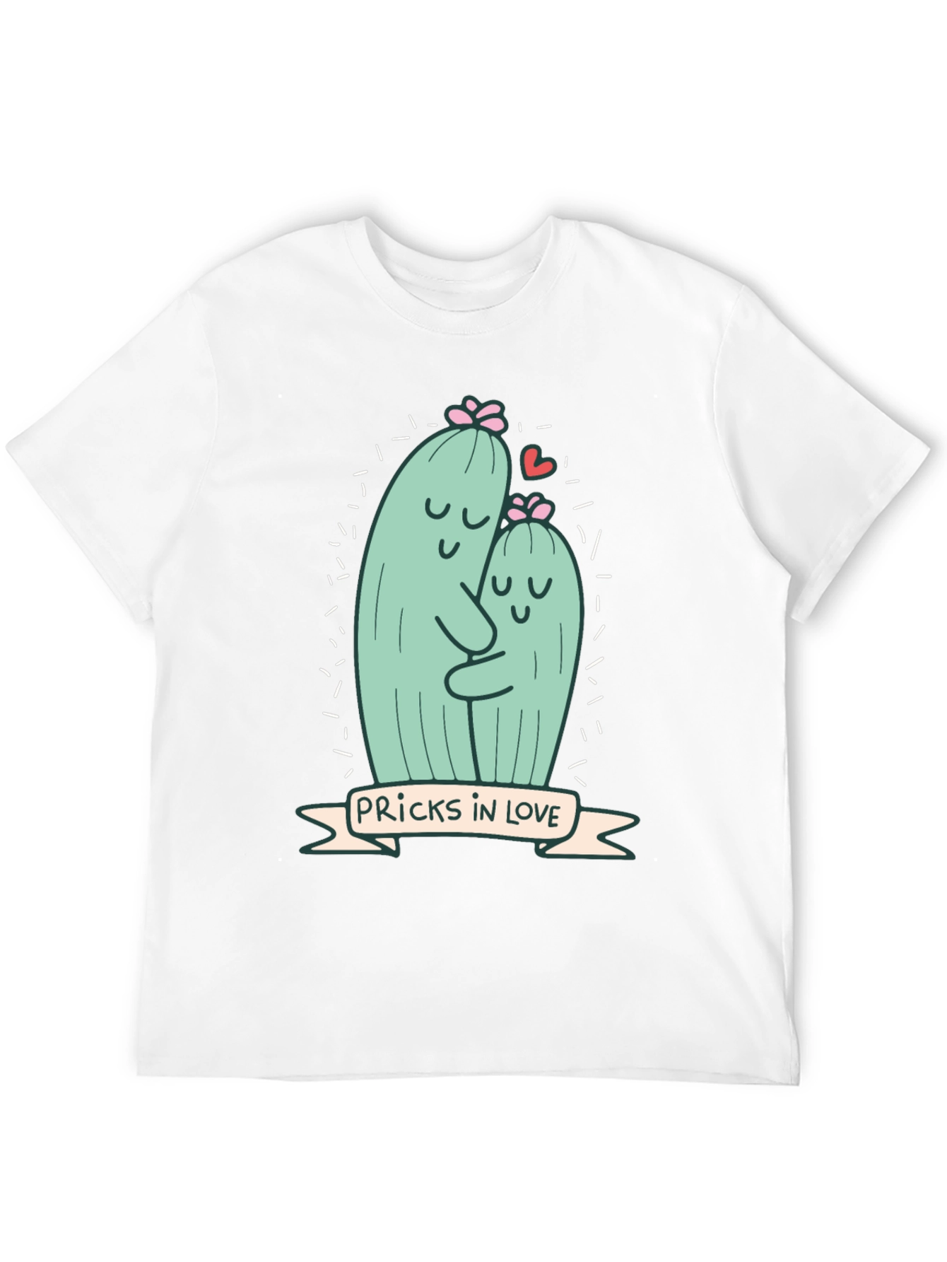 Pricks in Love Graphic Tee - Soft Cotton
