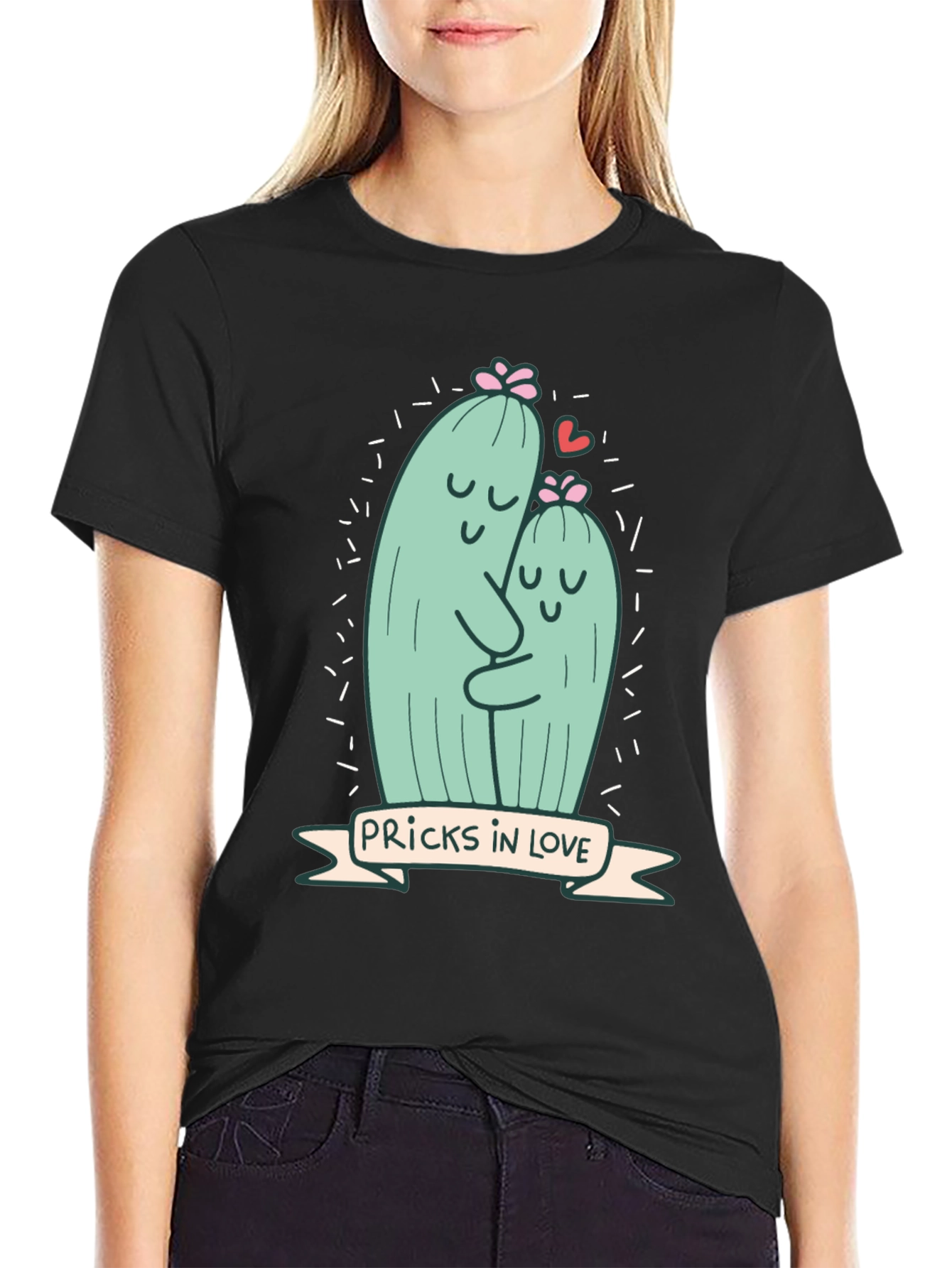 Pricks in Love Graphic Tee - Soft Cotton