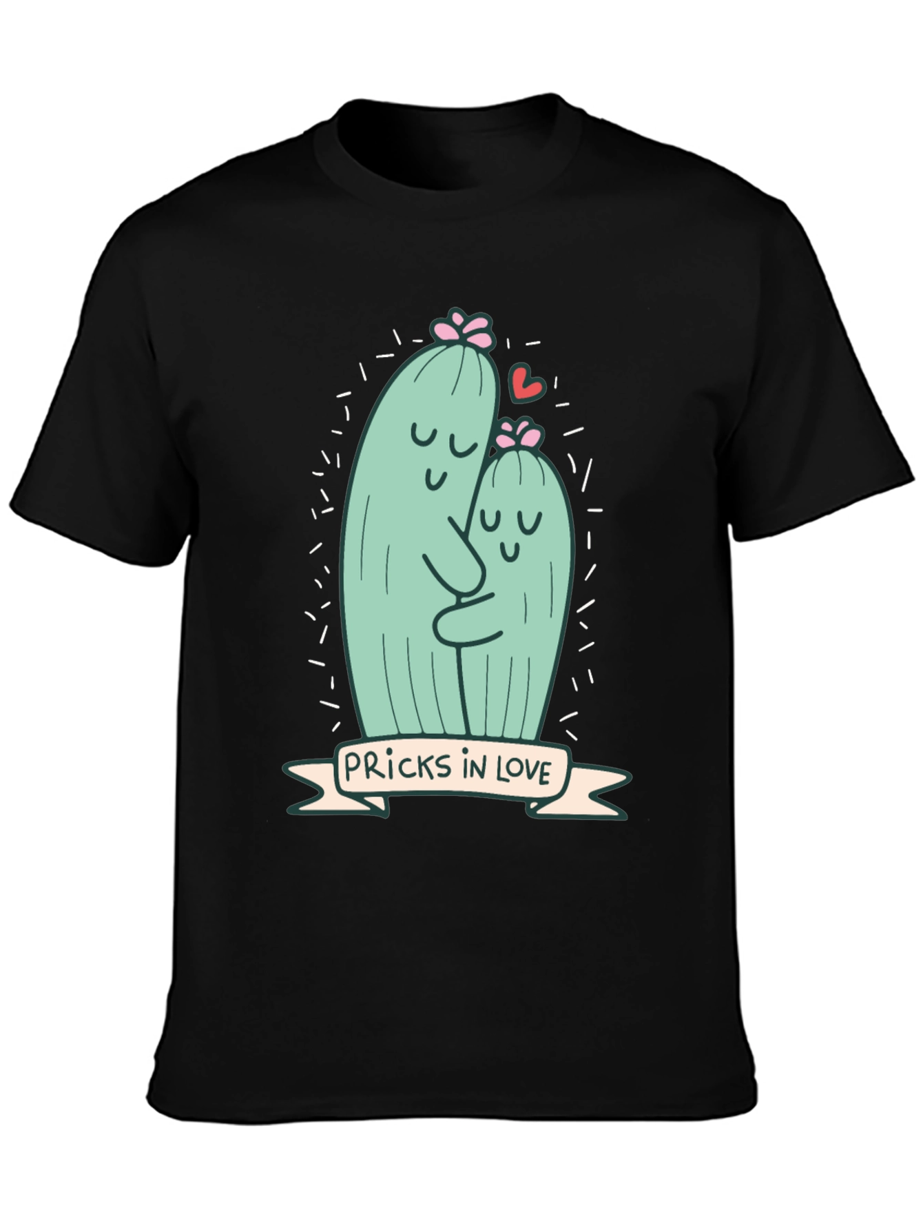 Pricks in Love Graphic Tee - Soft Cotton