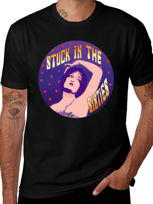 Stuck in the Sixties Graphic T-Shirt - Retro Style Tee