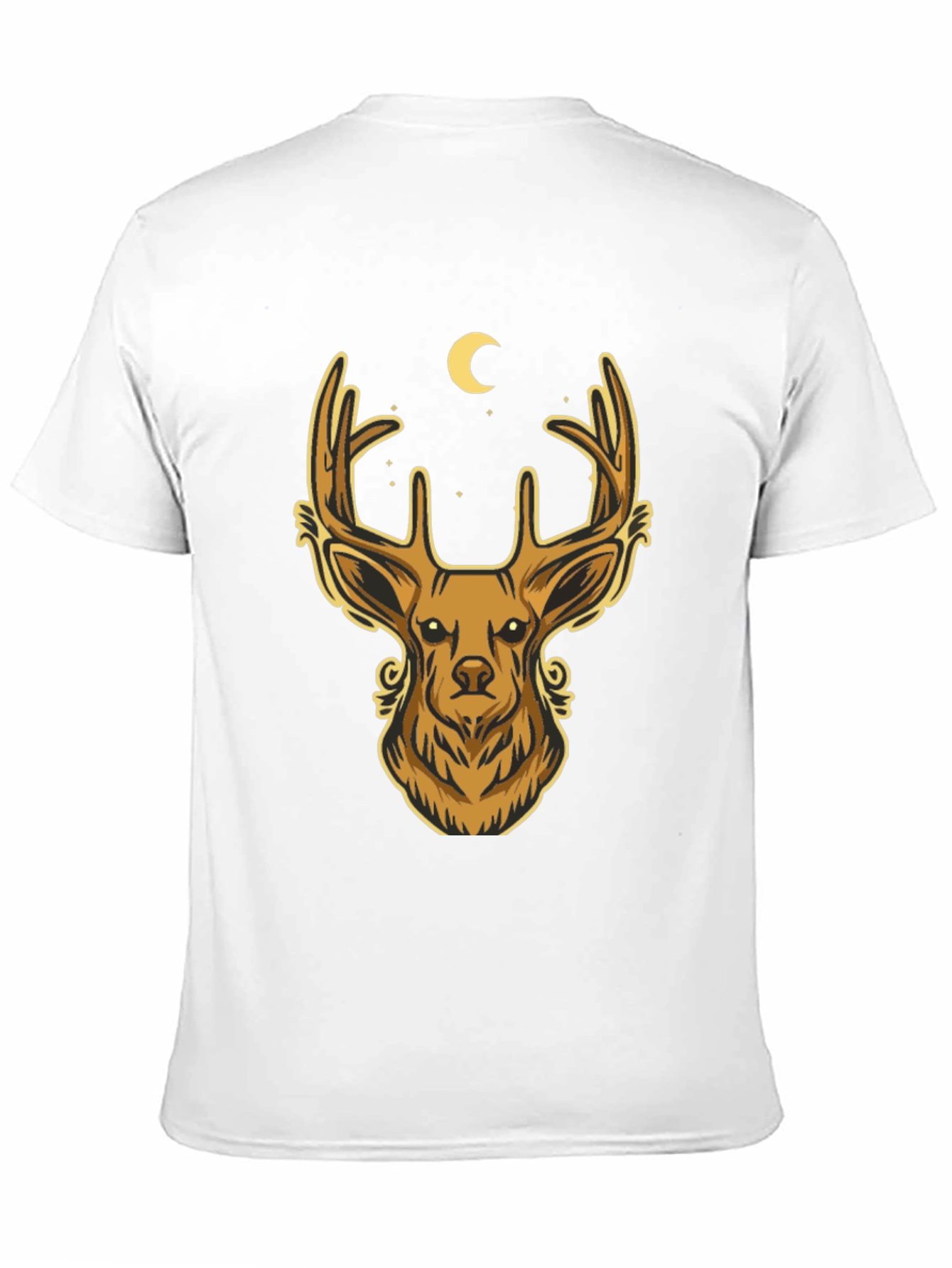 Deer Graphic T-Shirt - Mens Black Tee