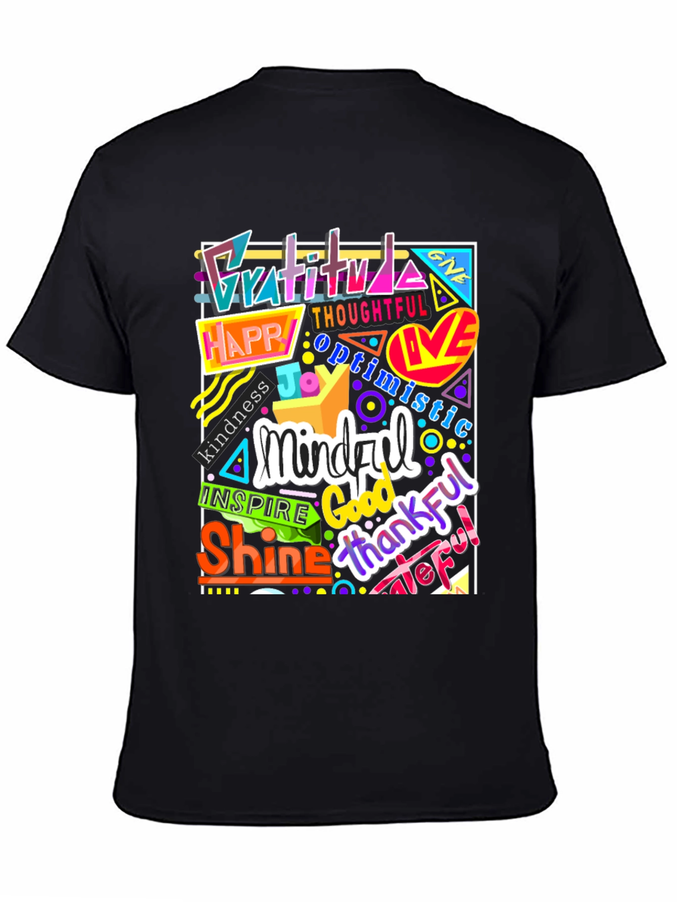 Inspirational Word Art Graphic T-Shirt