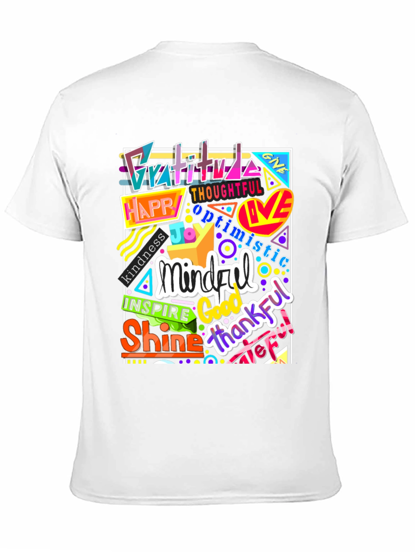 Inspirational Word Art Graphic T-Shirt