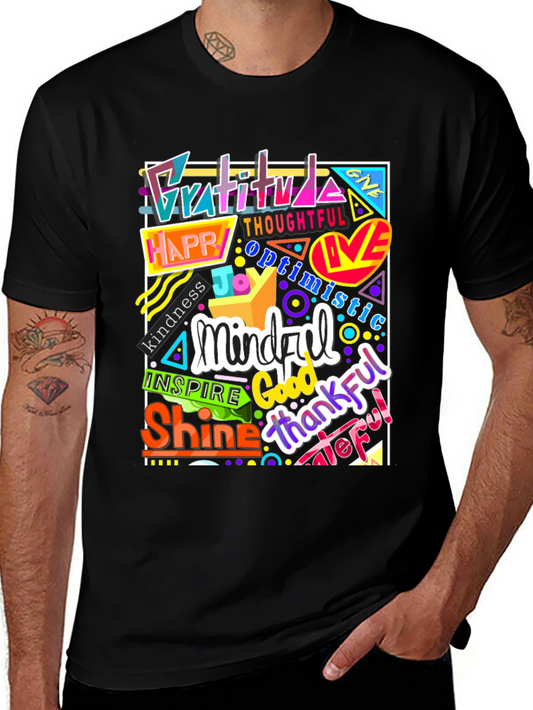 Inspirational Word Art Graphic T-Shirt