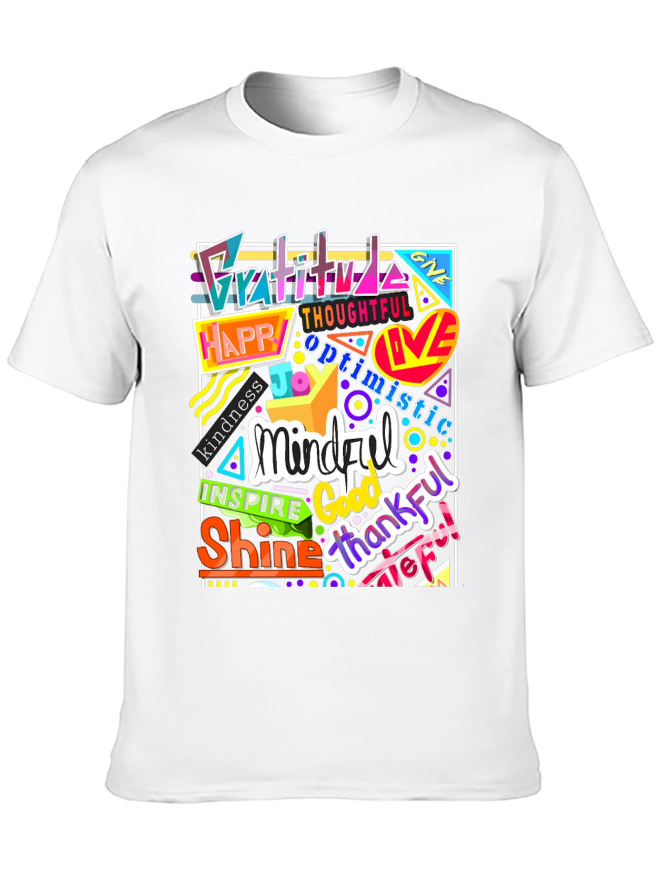 Inspirational Word Art Graphic T-Shirt