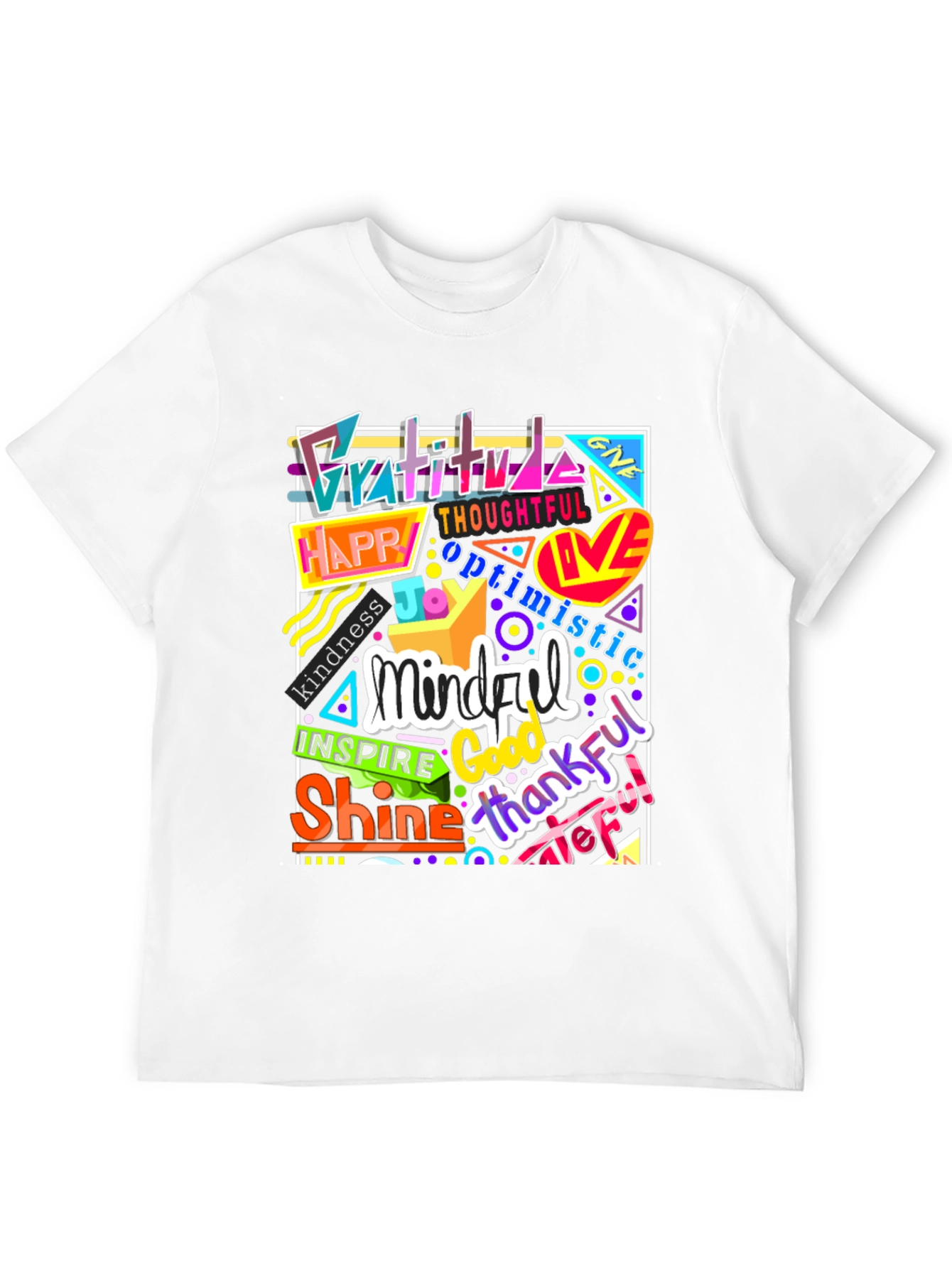 Inspirational Word Art Graphic T-Shirt