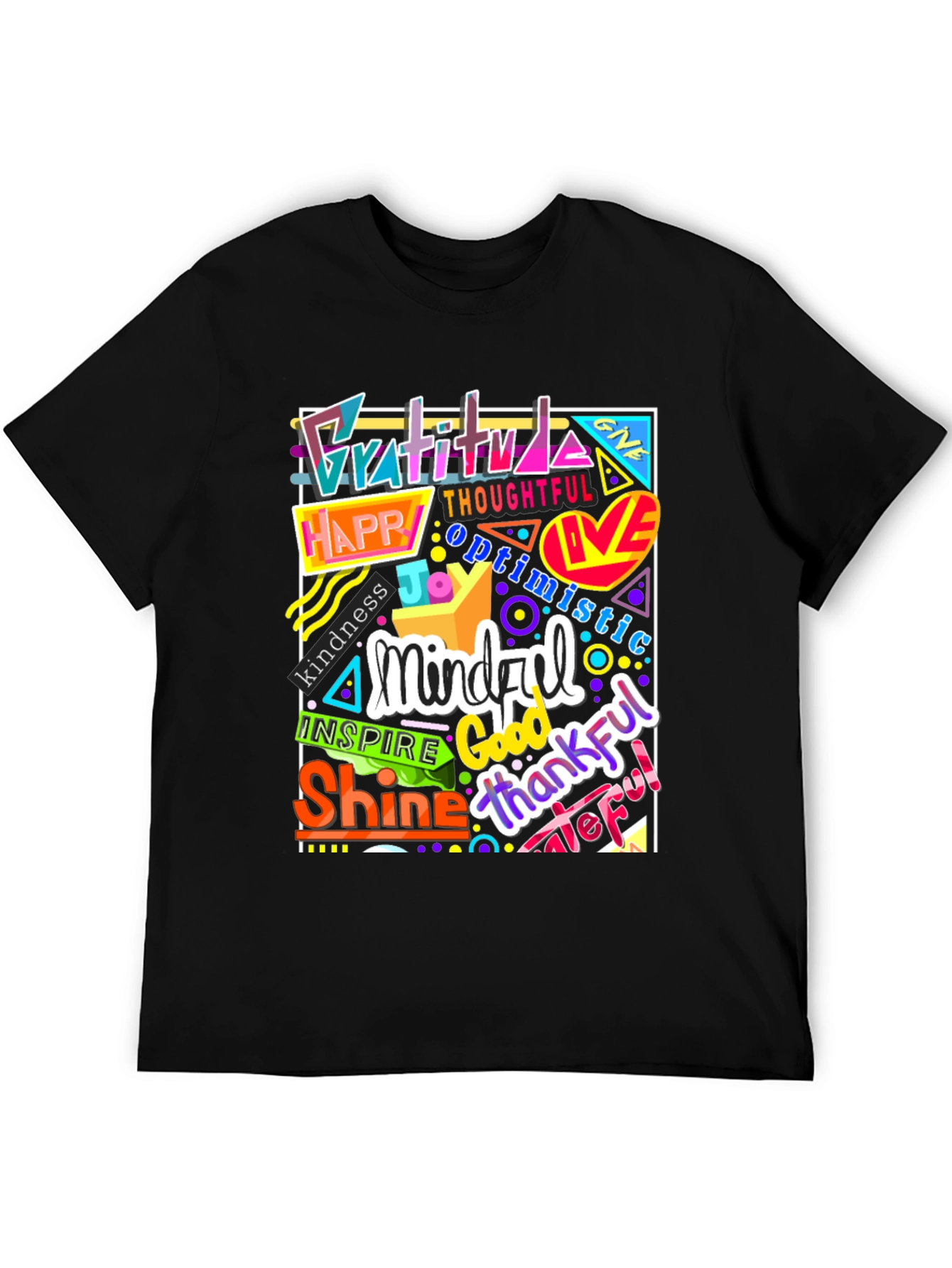 Inspirational Word Art Graphic T-Shirt