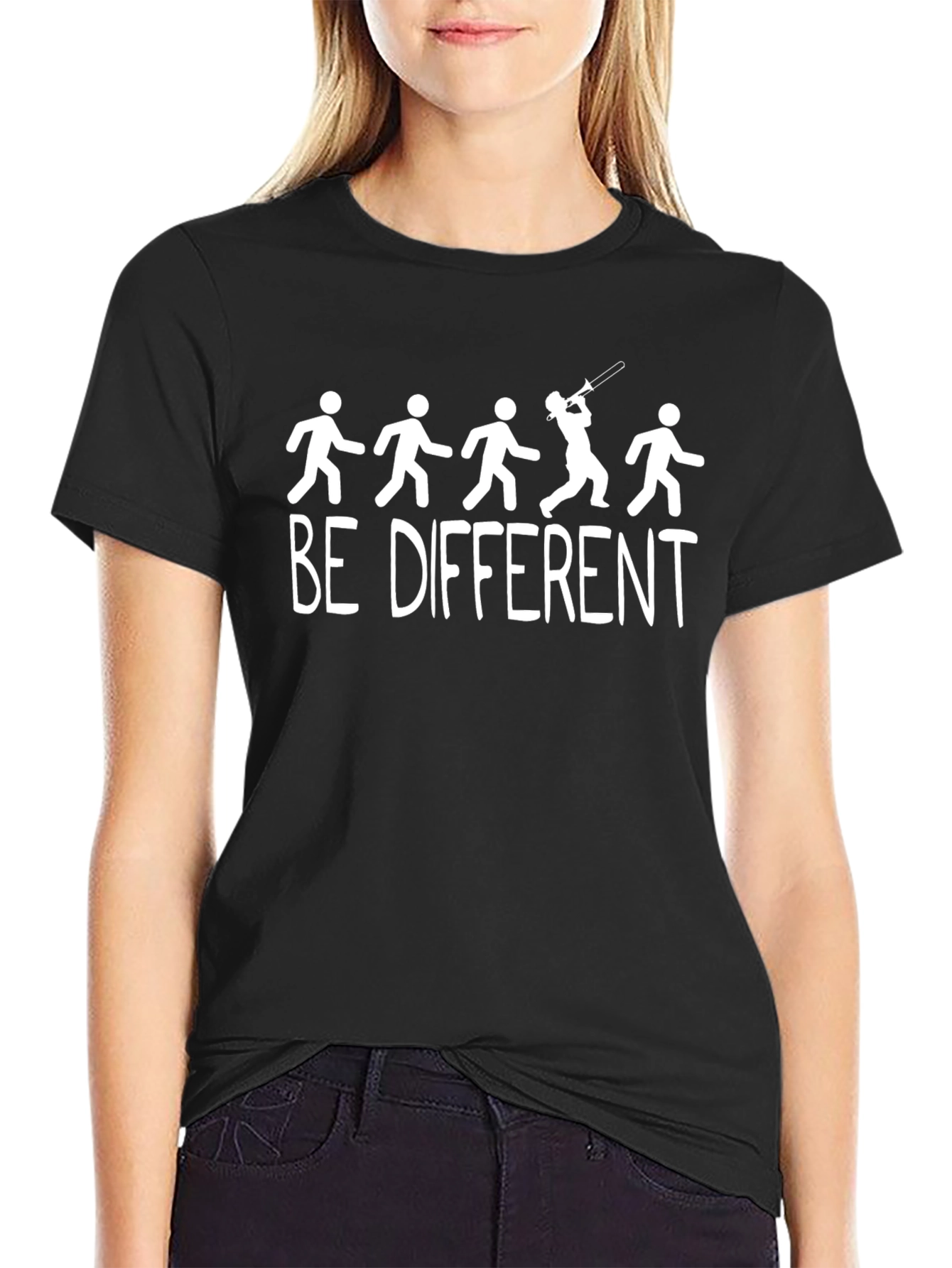 Be Different Black T-Shirt