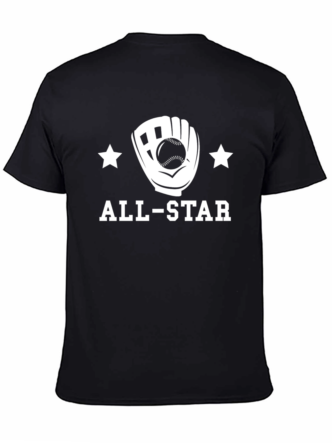 All-Star Baseball Glove Graphic T-Shirt