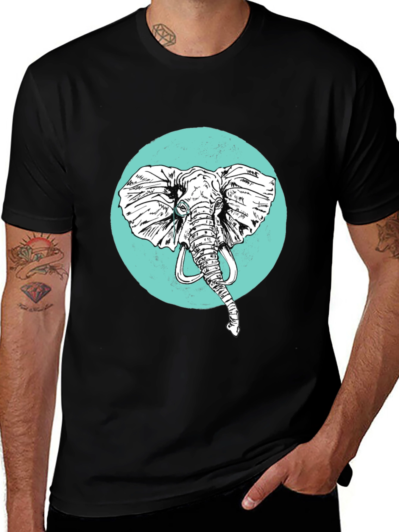 Elephant Graphic Tee - Cool Casual Style
