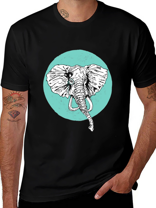 Elephant Graphic Tee - Cool Casual Style