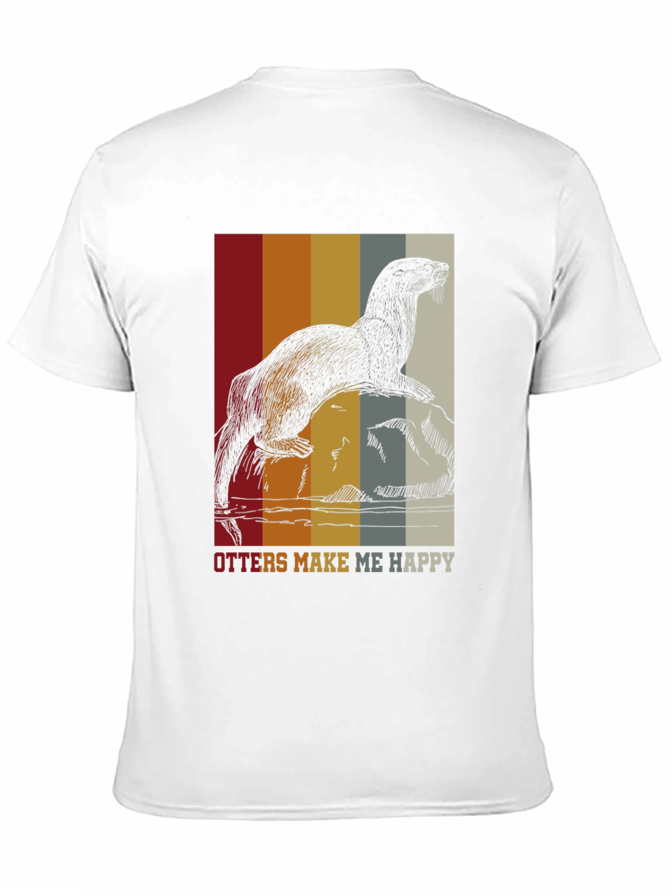 Otter Graphic Tee - Retro Style Comfort