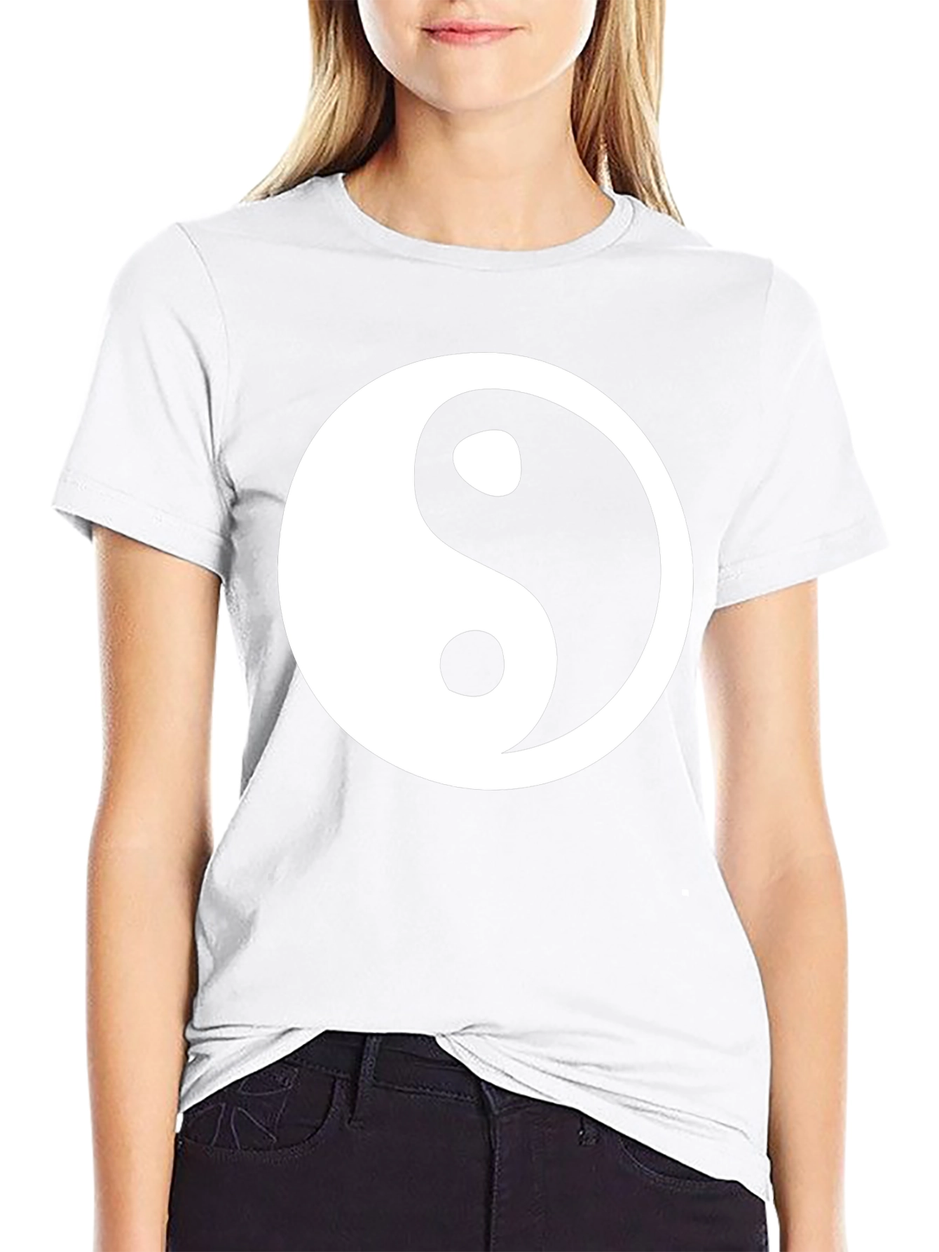 Yin Yang Graphic Tee - Stylish Harmony T-Shirt