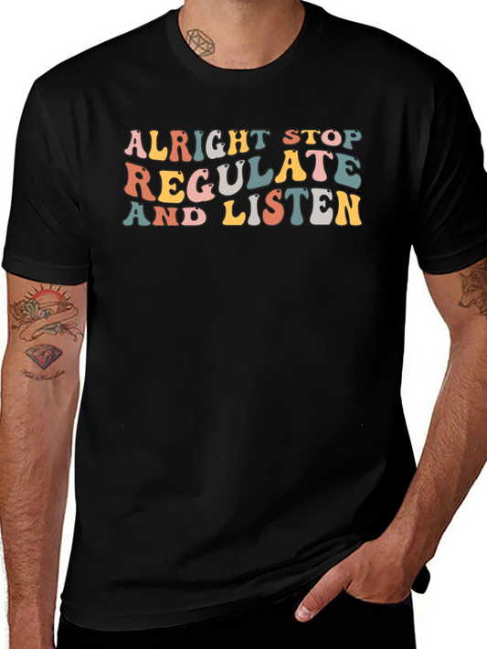 Retro Alright Stop Graphic Tee