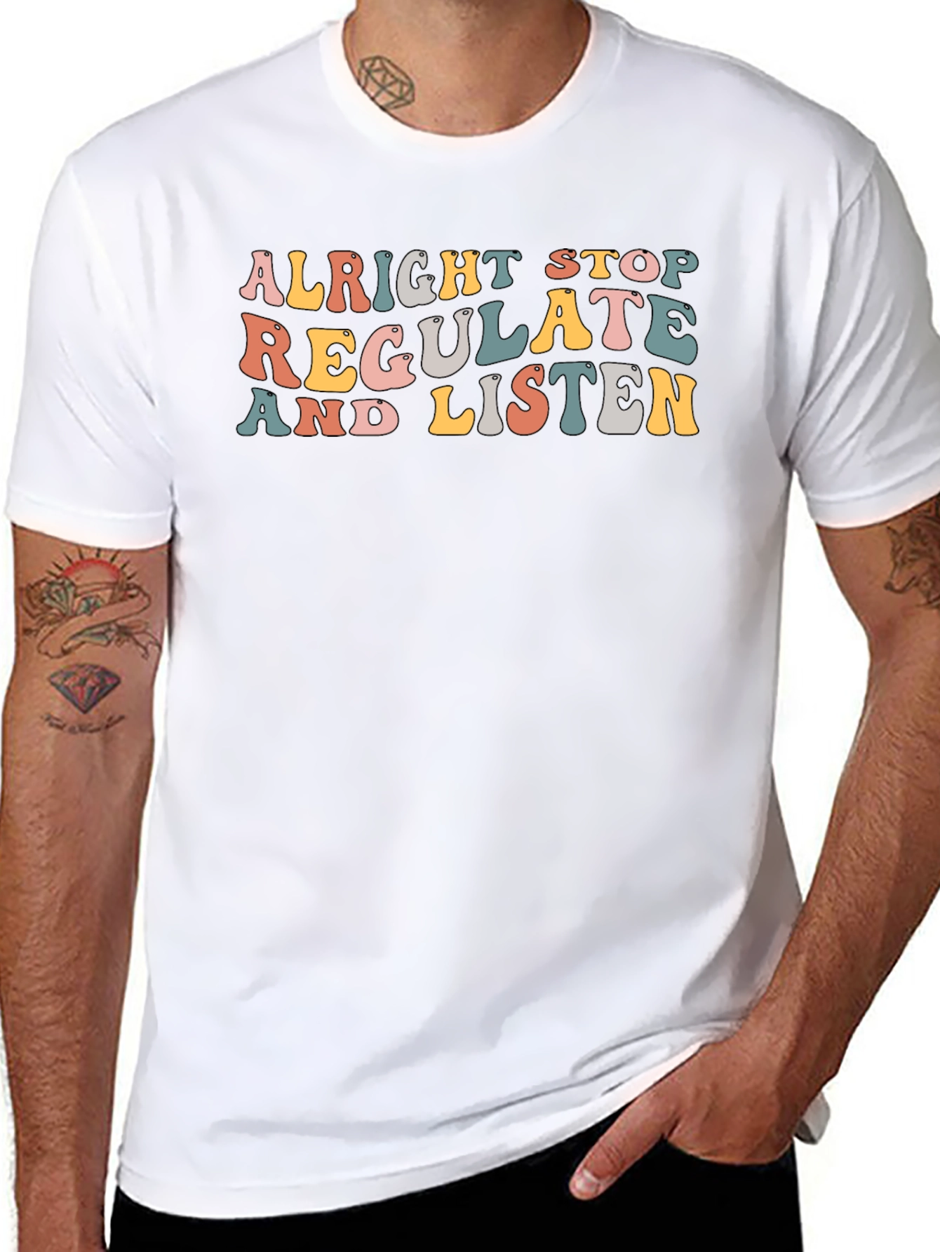 Retro Alright Stop Graphic Tee