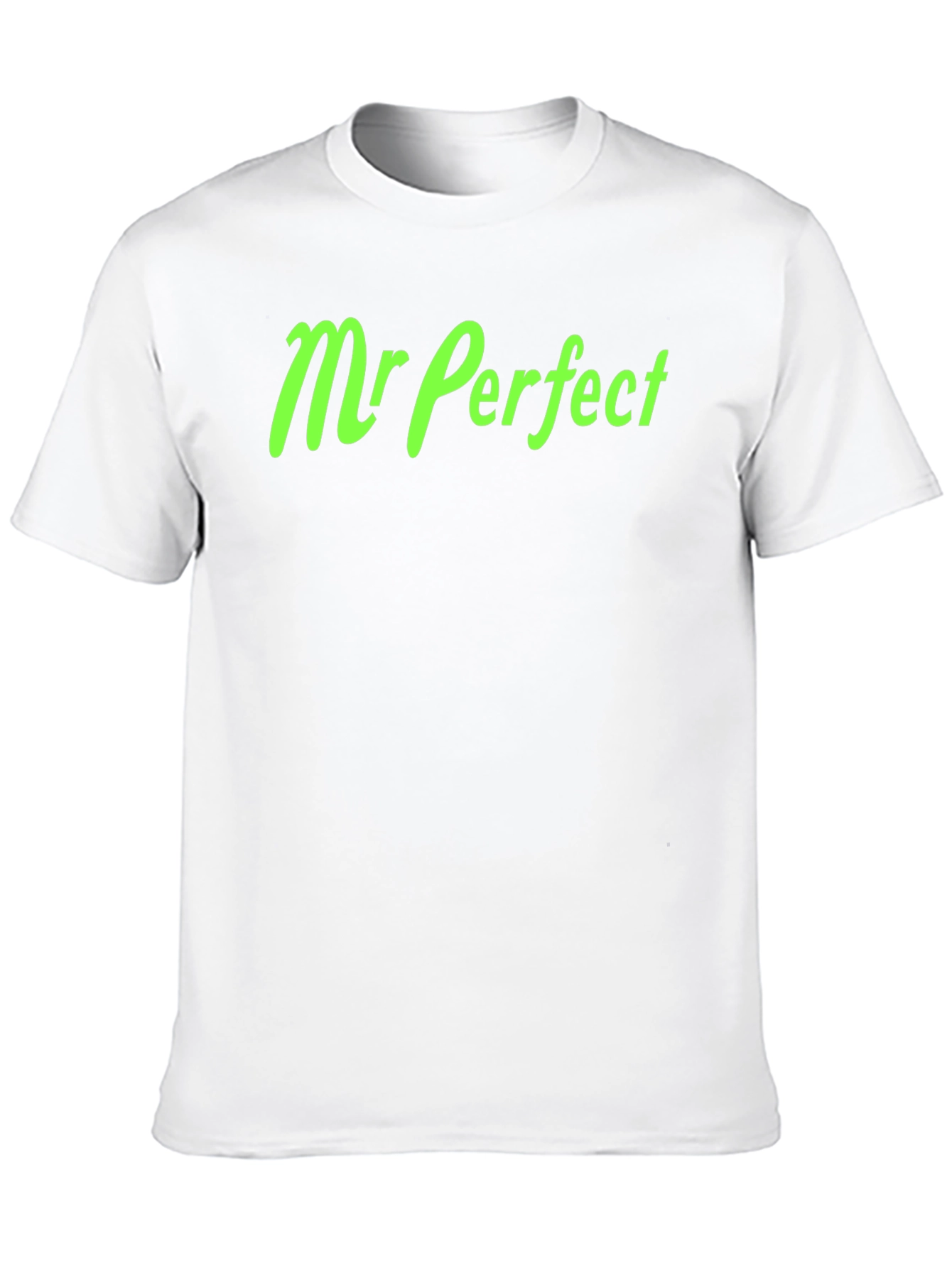 Mr. Perfect Black Graphic Tee