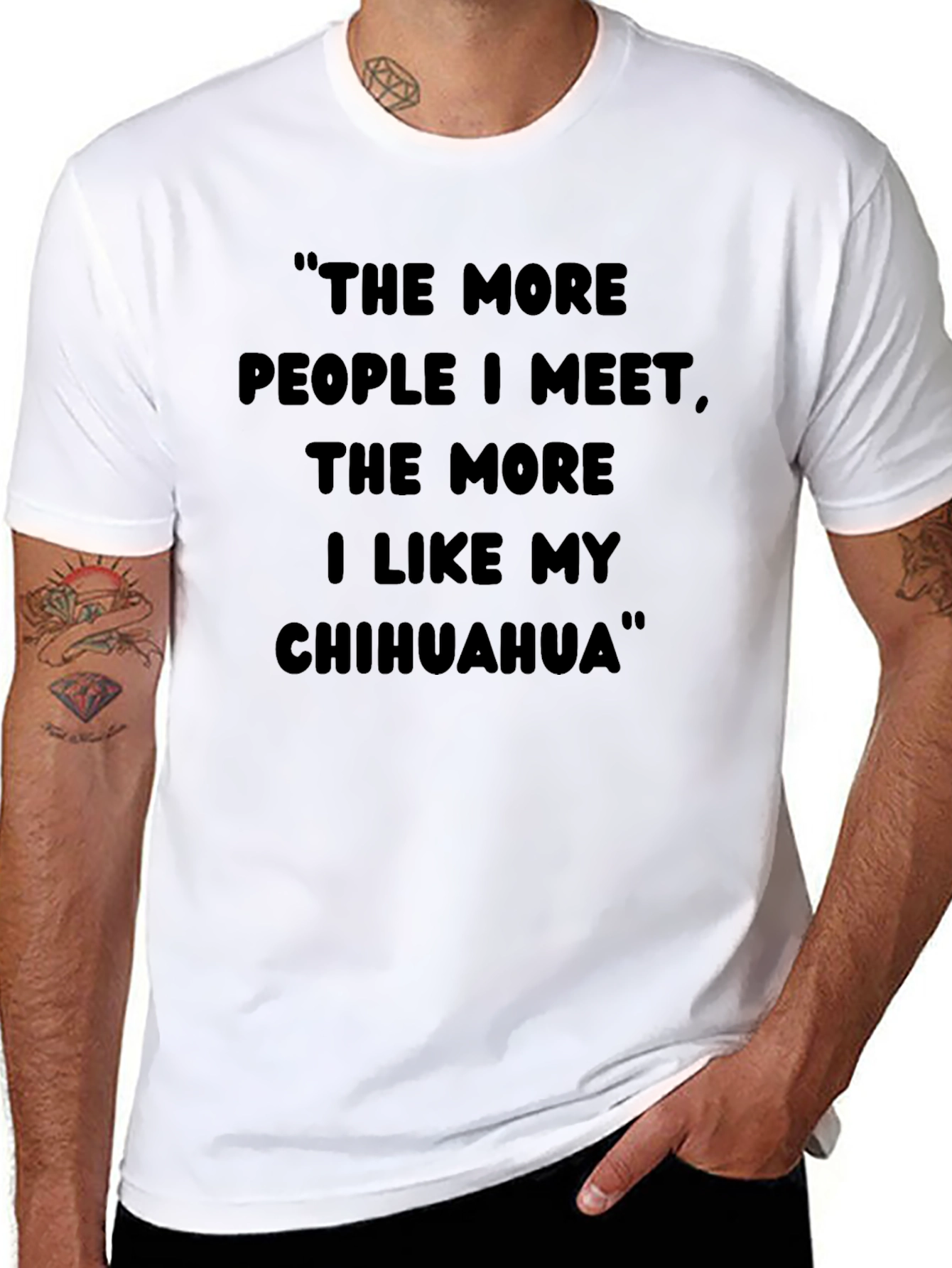 Chihuahua Lover T-Shirt Funny Dog Quote Tee