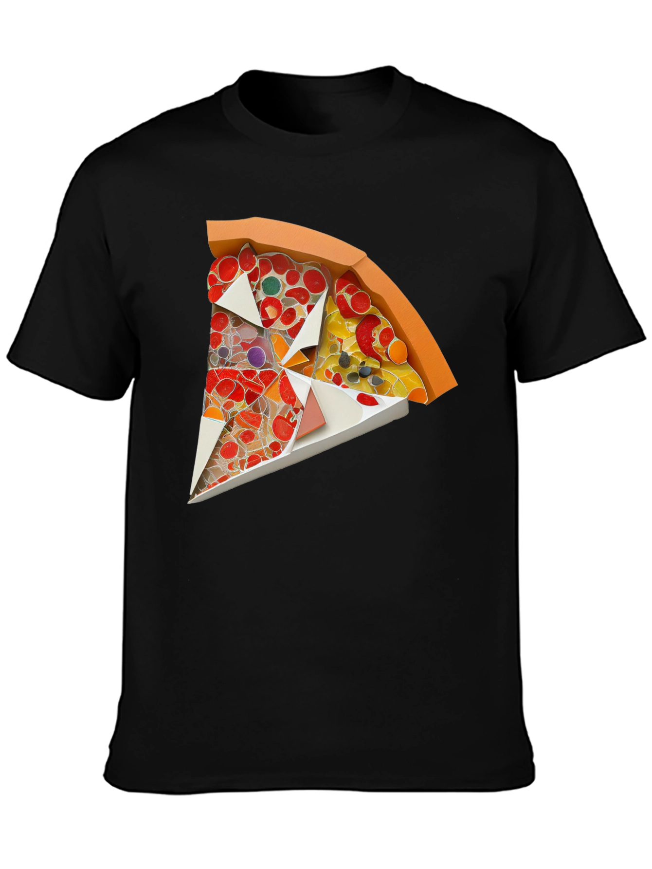 Pizza Slice Graphic Tee - Unique Foodie Fashion
