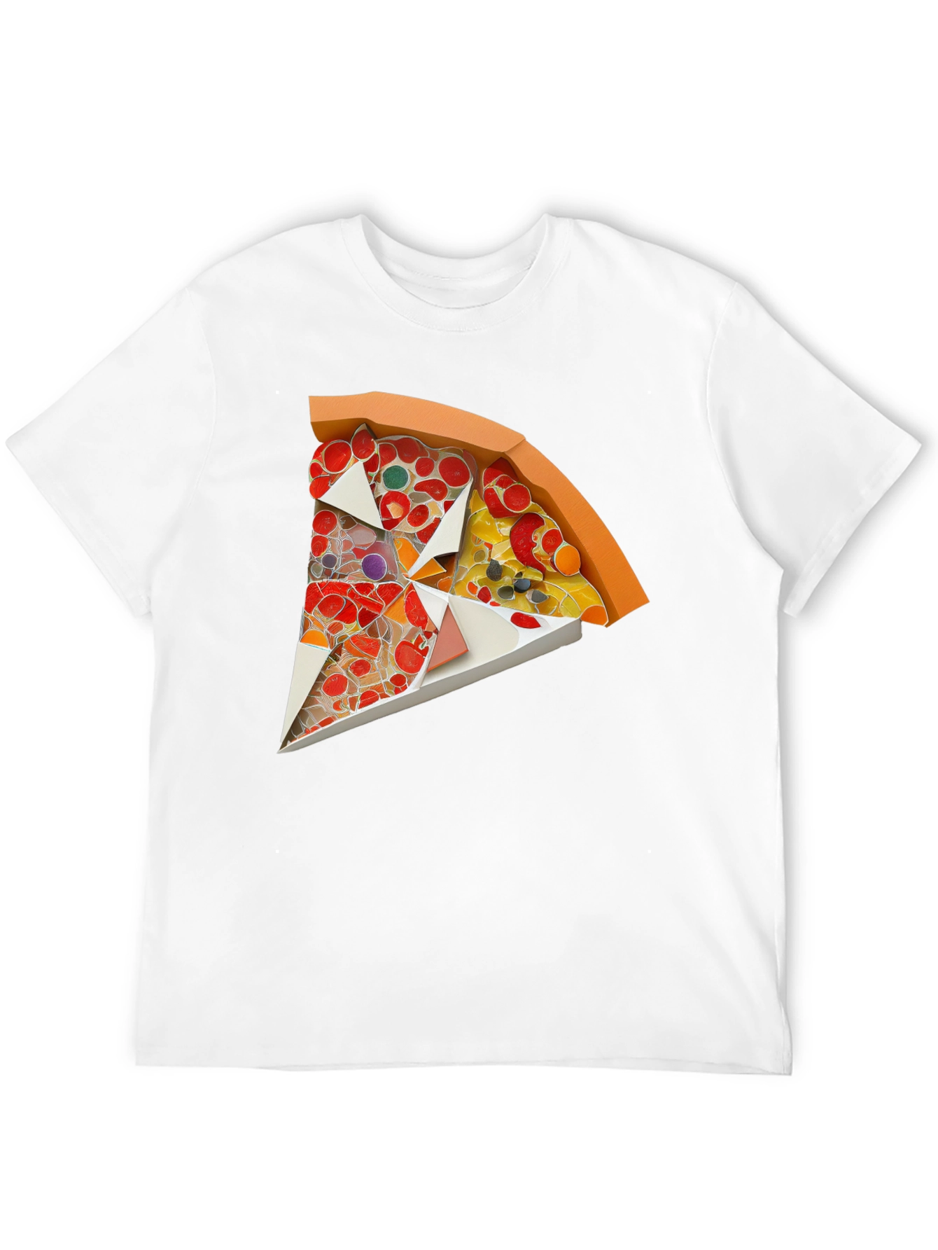Pizza Slice Graphic Tee - Unique Foodie Fashion