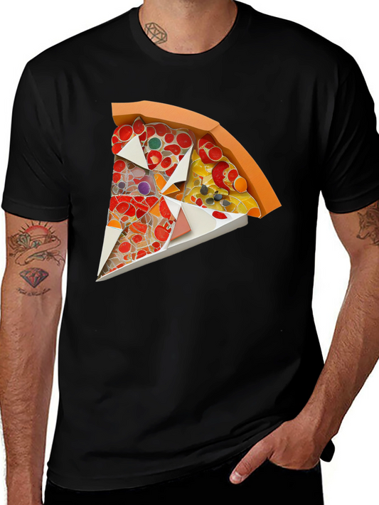 Pizza Slice Graphic Tee - Unique Foodie Fashion