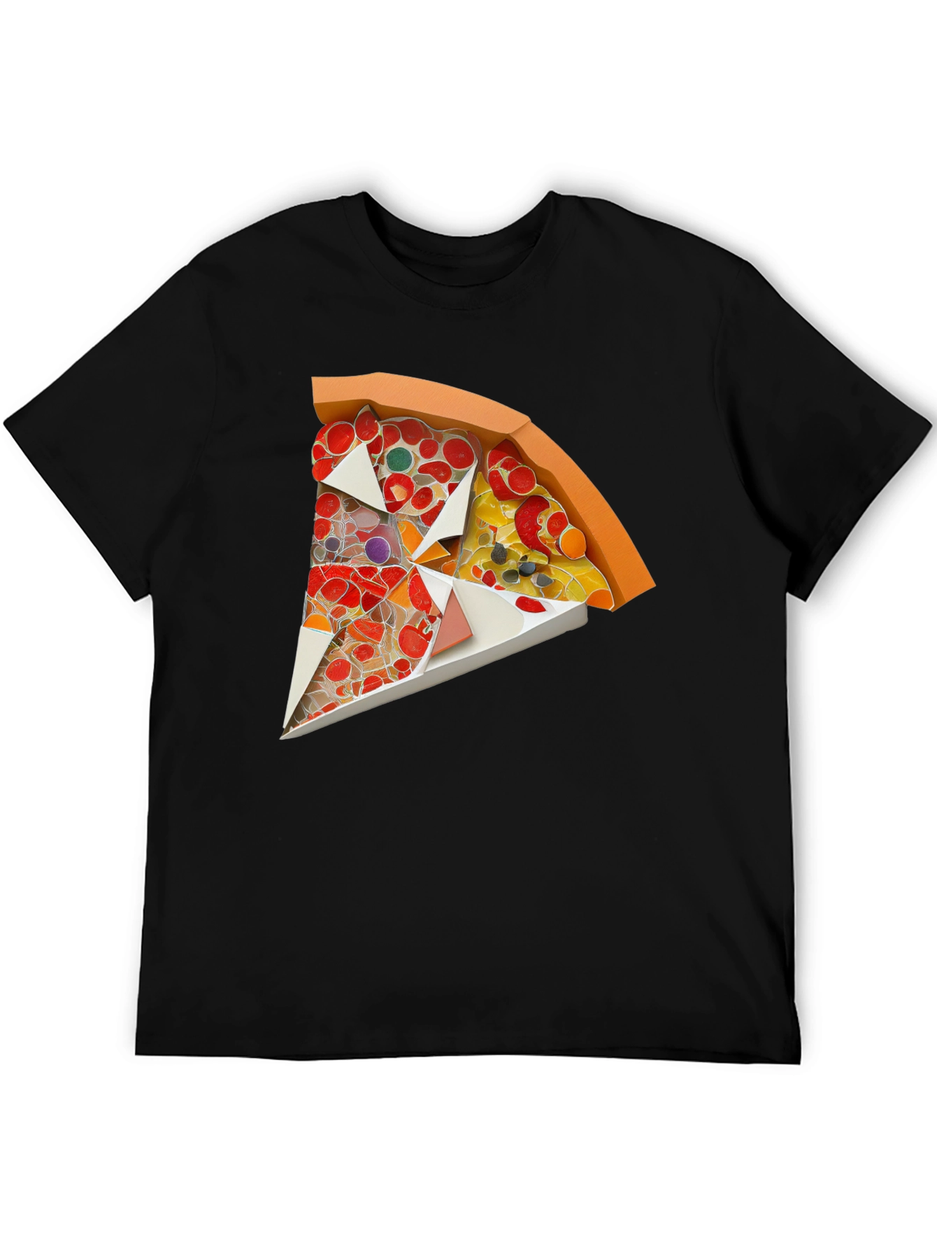 Pizza Slice Graphic Tee - Unique Foodie Fashion