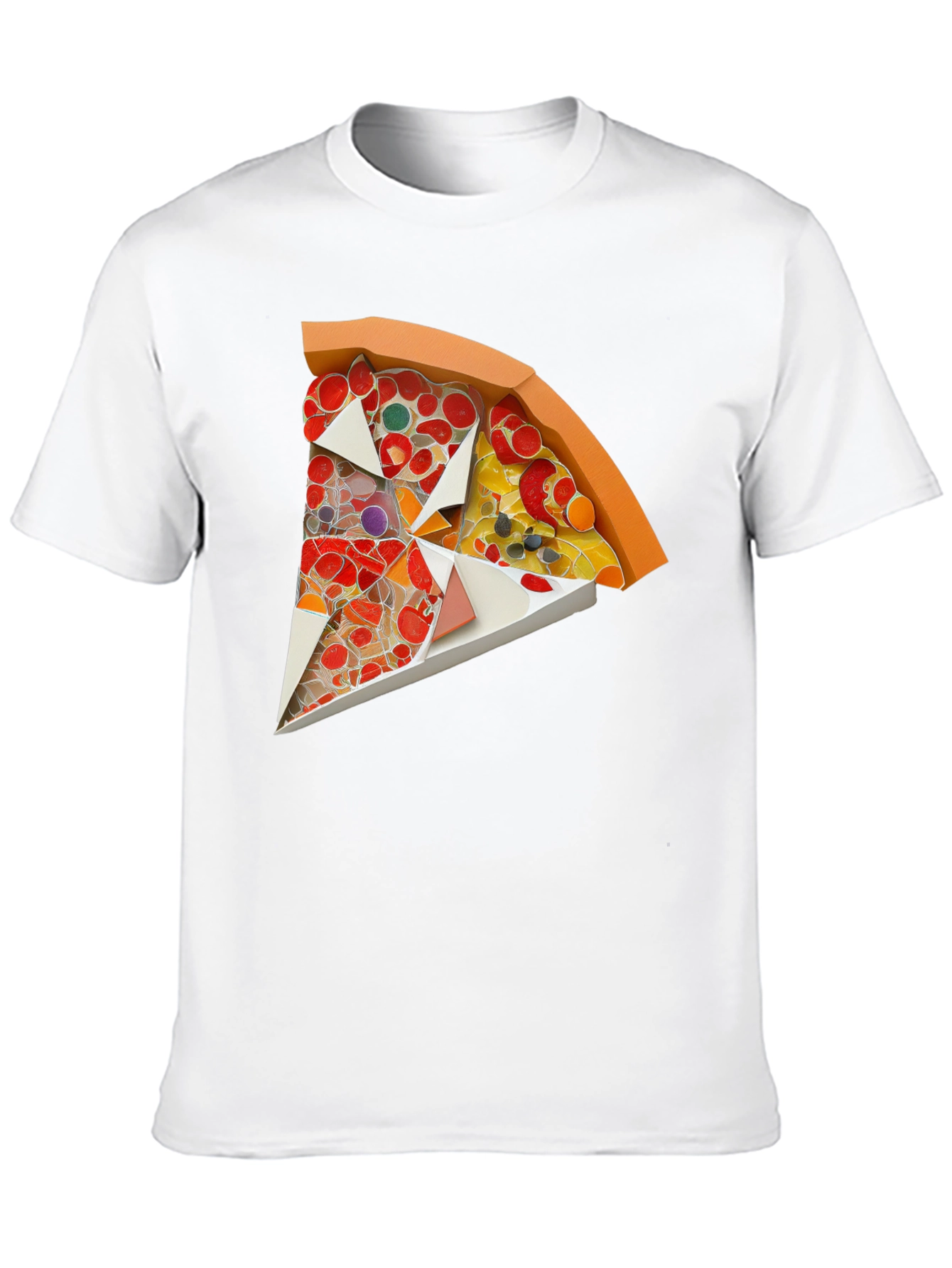Pizza Slice Graphic Tee - Unique Foodie Fashion