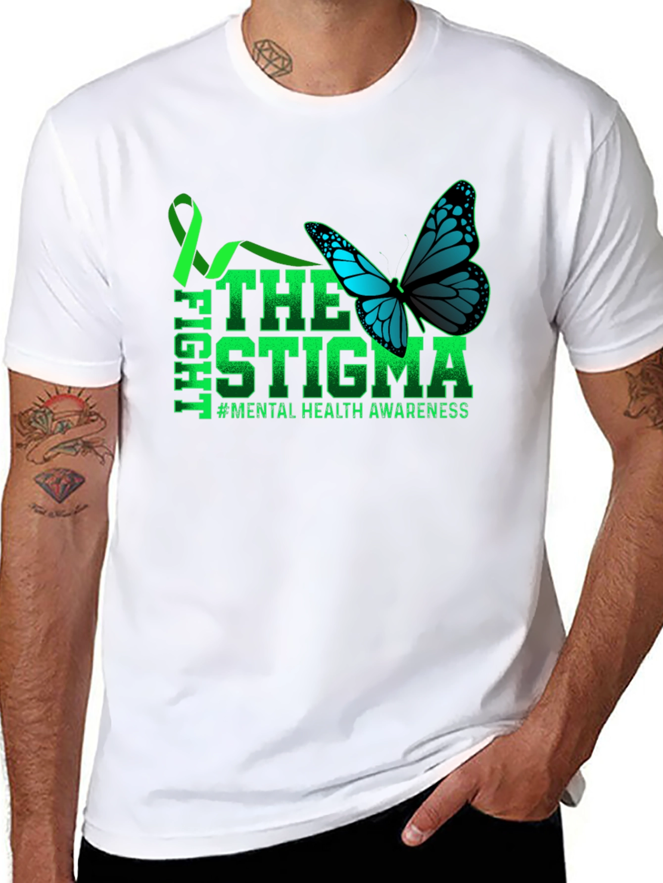 Fight The Stigma Mental Health Awareness T-Shirt