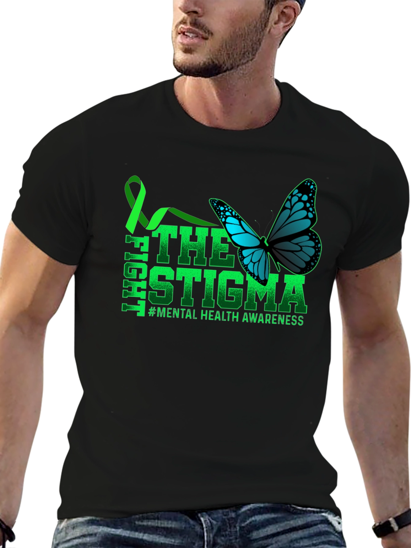 Fight The Stigma Mental Health Awareness T-Shirt