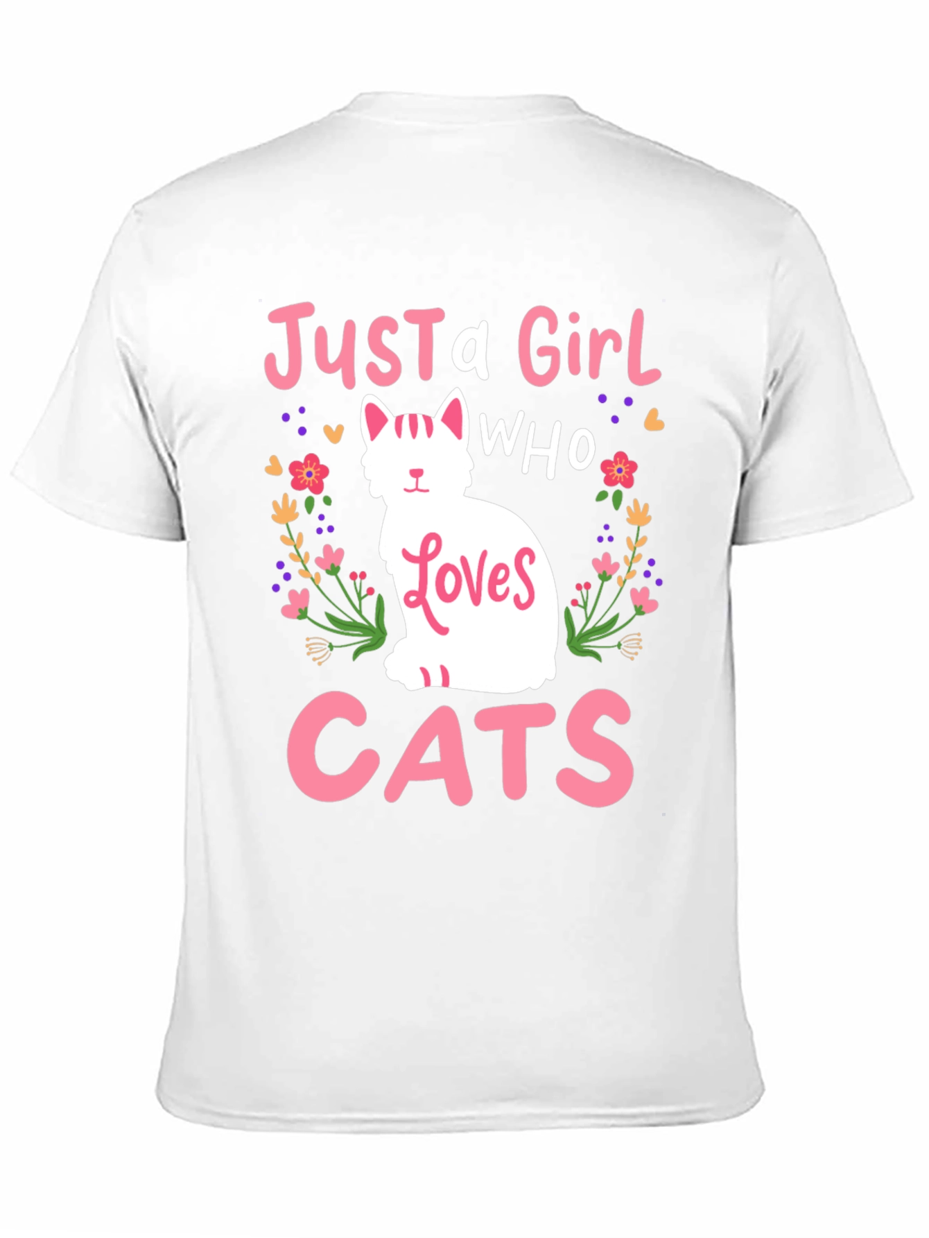 Just a Girl Who Loves Cats T-Shirt