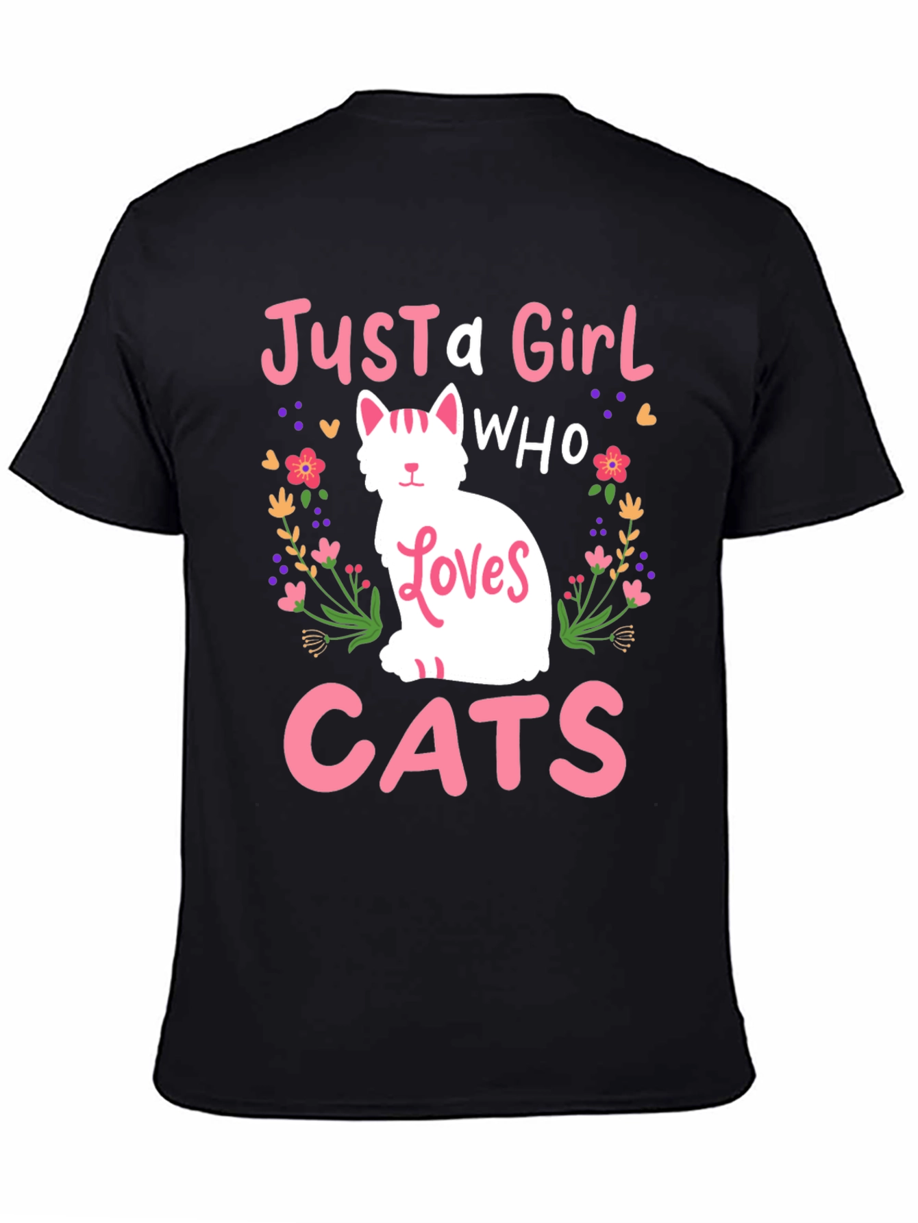 Just a Girl Who Loves Cats T-Shirt