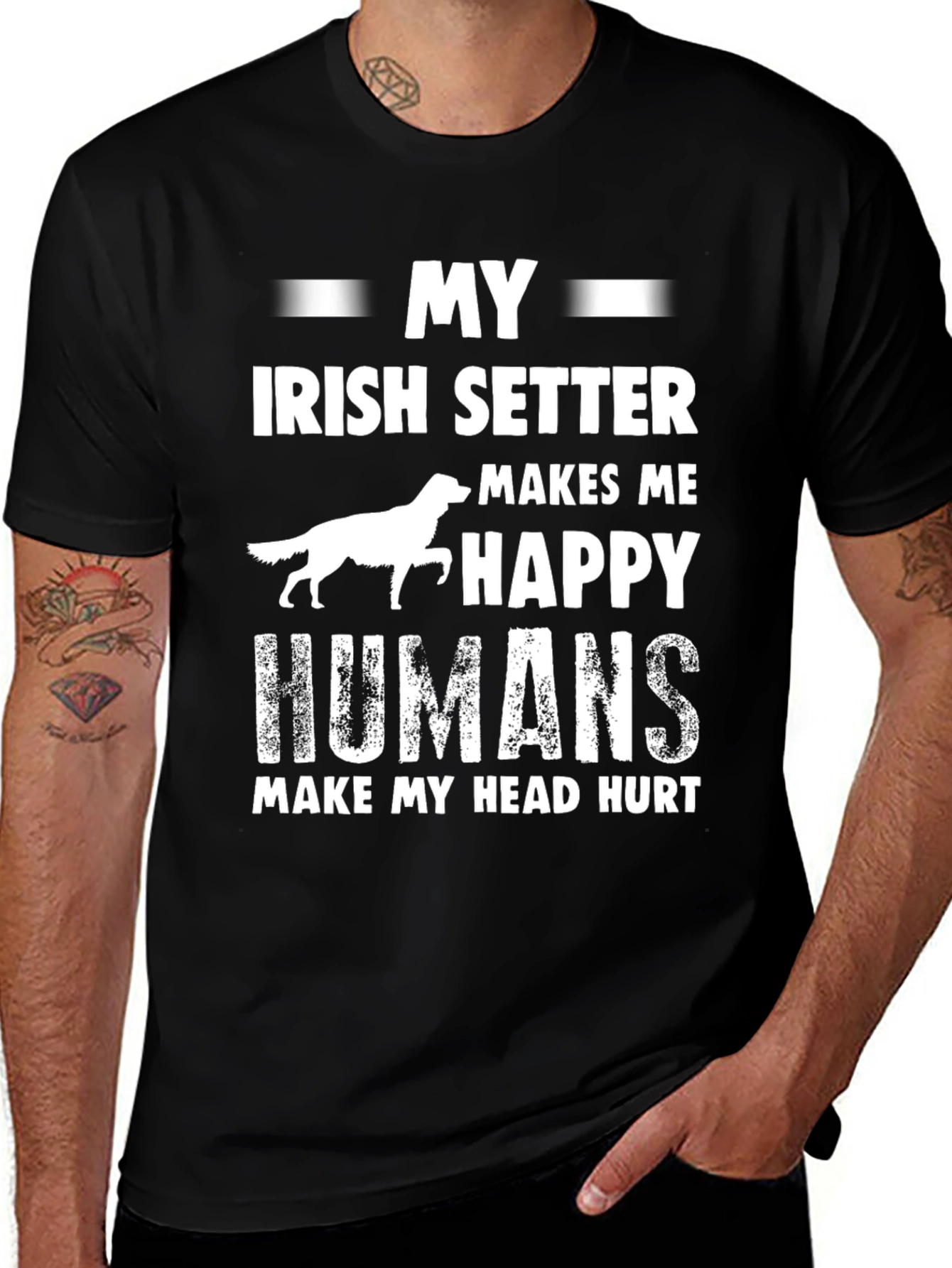 Irish Setter Dog Lover T-Shirt Funny Pet Owner Gift