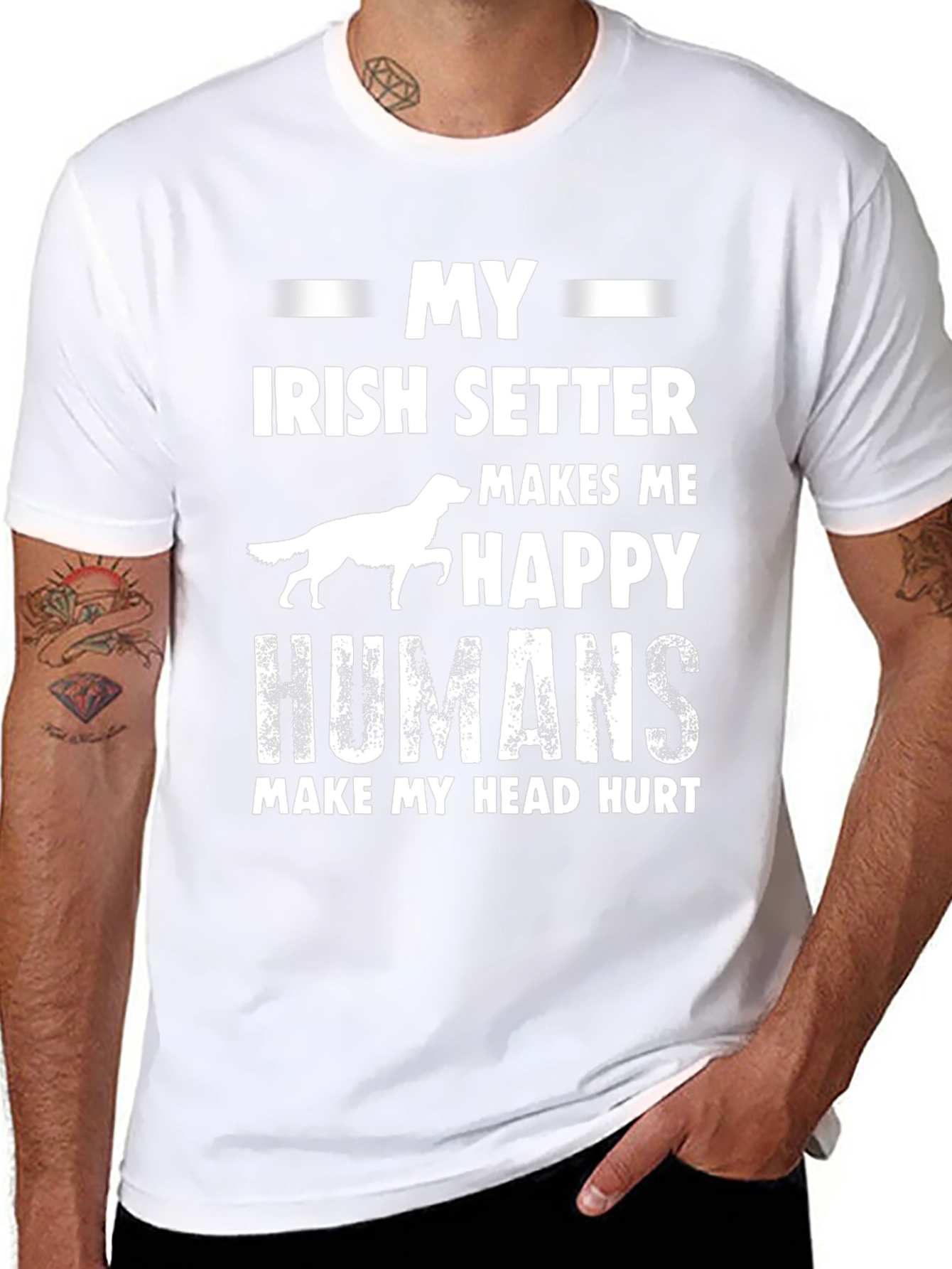 Irish Setter Dog Lover T-Shirt Funny Pet Owner Gift