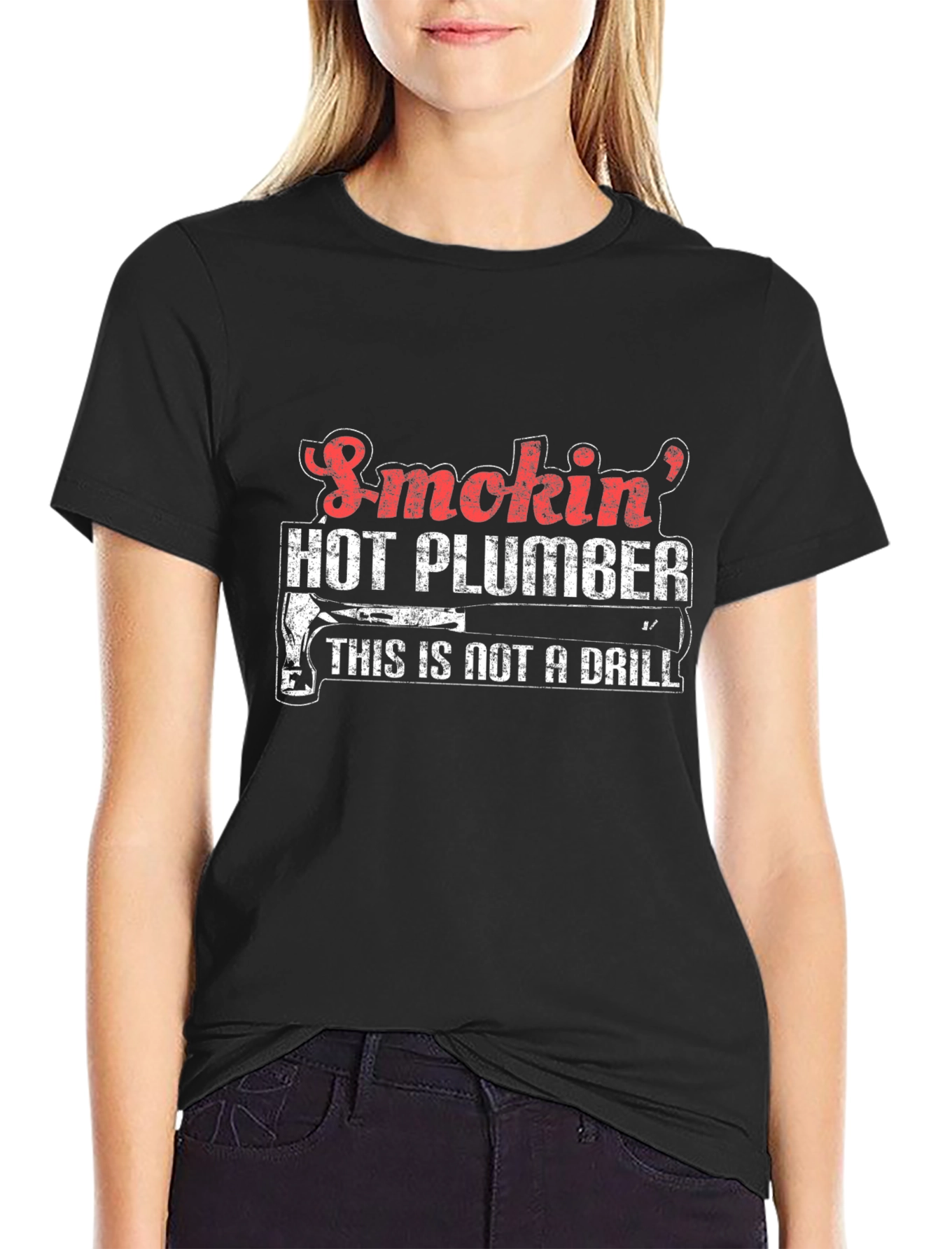 Smokin Hot Plumber T-Shirt - Funny Gift Idea