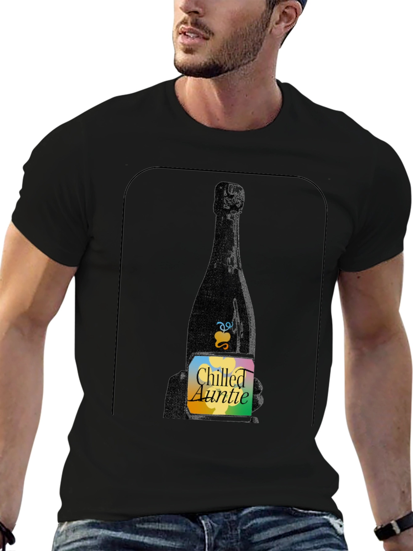 Chilled Auntie T-Shirt - Fun Festive Apparel
