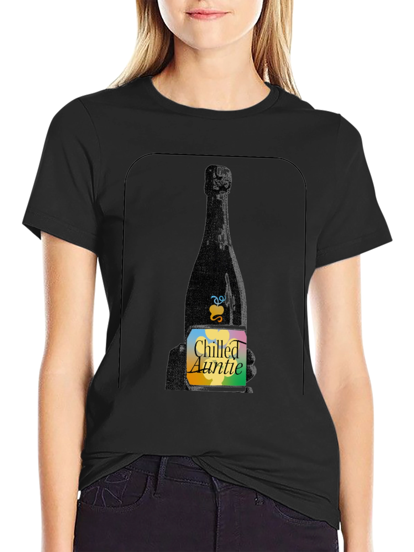 Chilled Auntie T-Shirt - Fun Festive Apparel