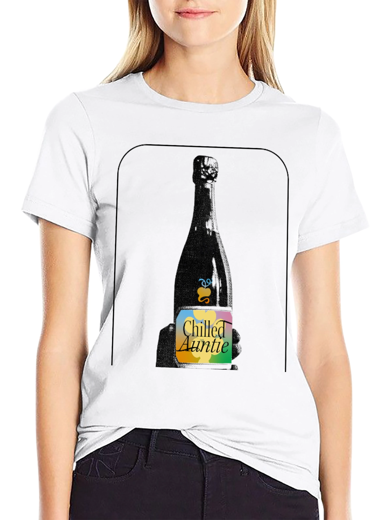 Chilled Auntie T-Shirt - Fun Festive Apparel