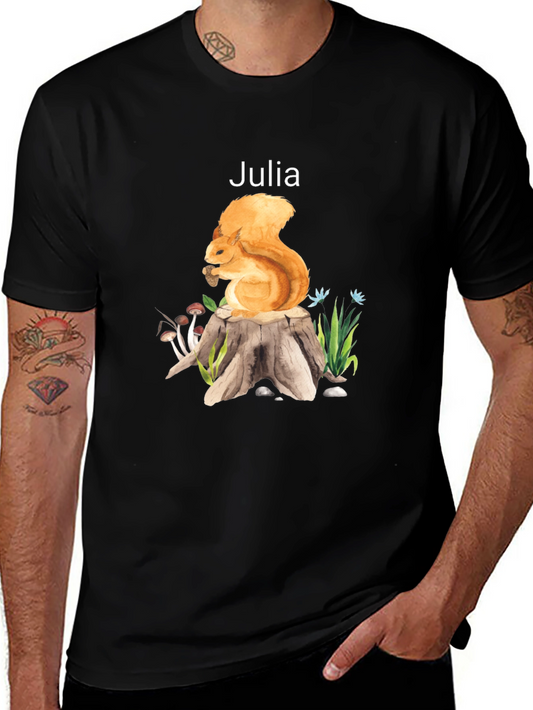 Squirrel Stump T-Shirt - Personalized Gift