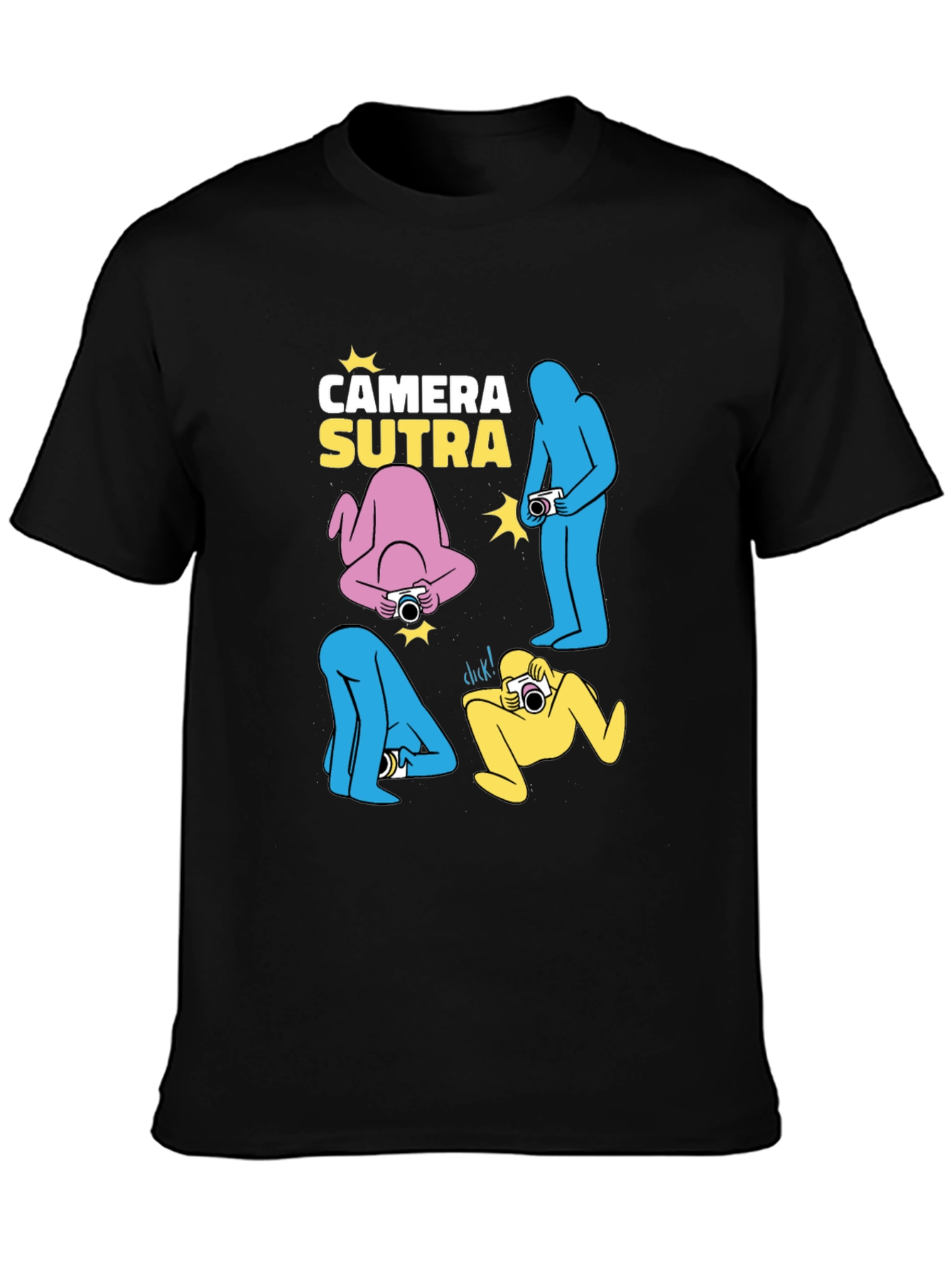 Camera Sutra Graphic T-Shirt - Black