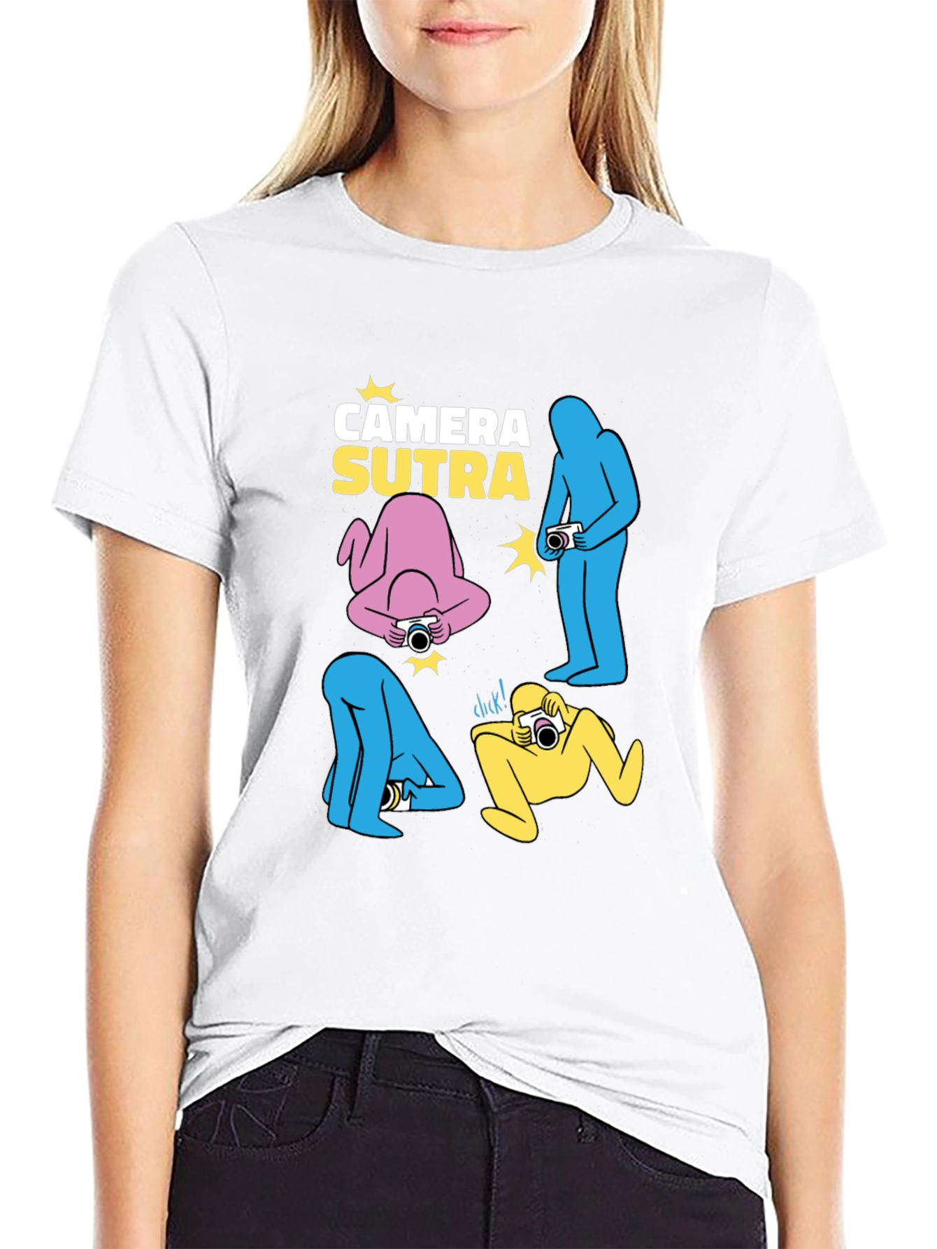 Camera Sutra Graphic T-Shirt - Black