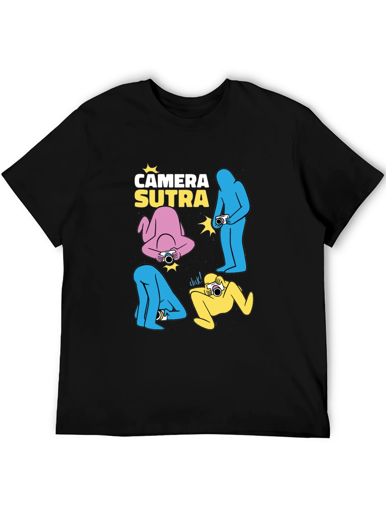 Camera Sutra Graphic T-Shirt - Black