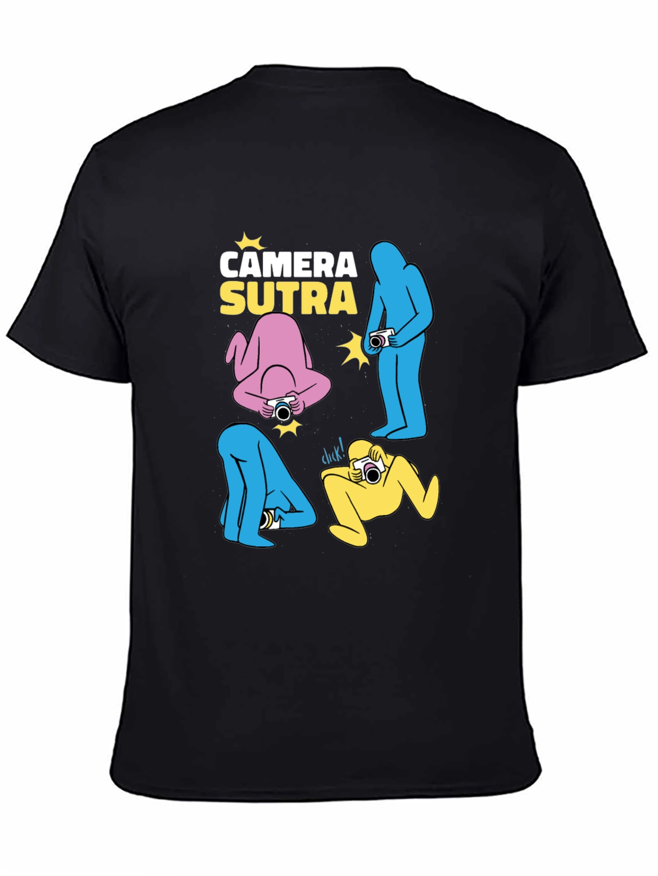 Camera Sutra Graphic T-Shirt - Black