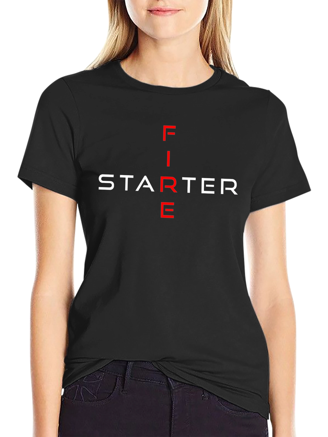 Fire Starter Graphic Tee - Black