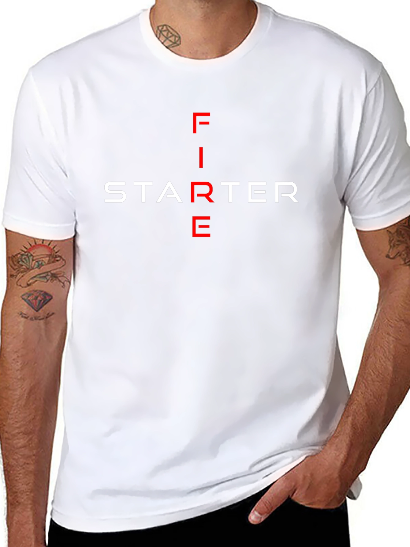 Fire Starter Graphic Tee - Black