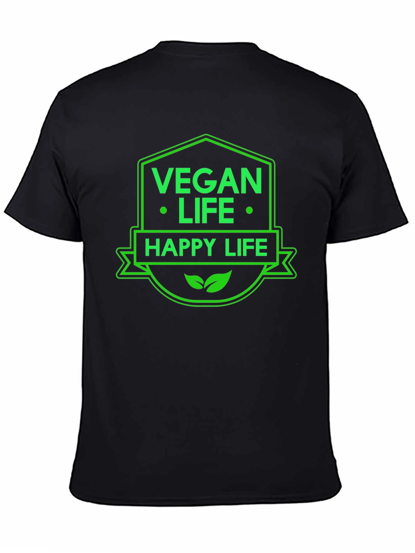 Vegan Life T-Shirt - Happy & Healthy Lifestyle