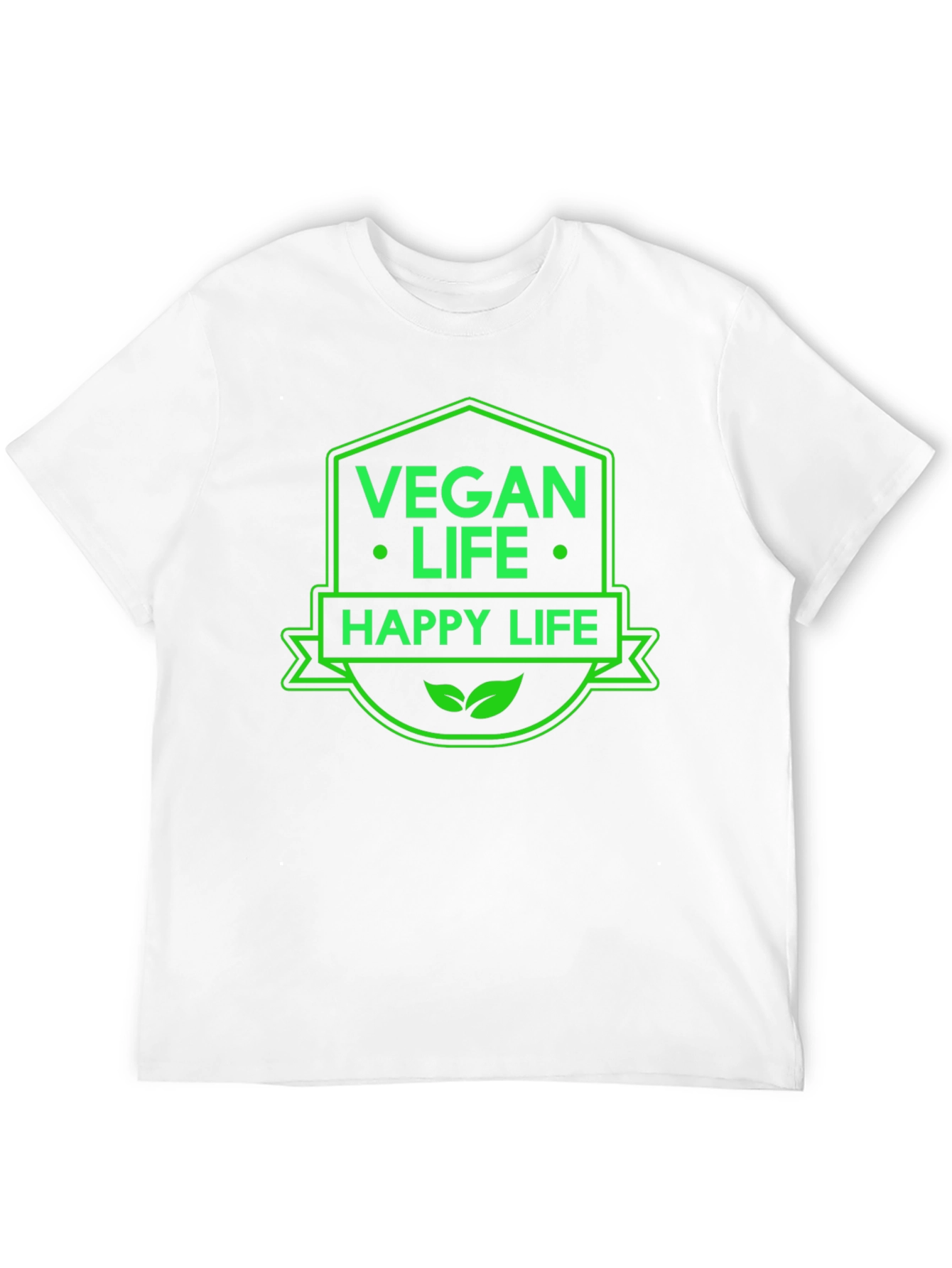 Vegan Life T-Shirt - Happy & Healthy Lifestyle